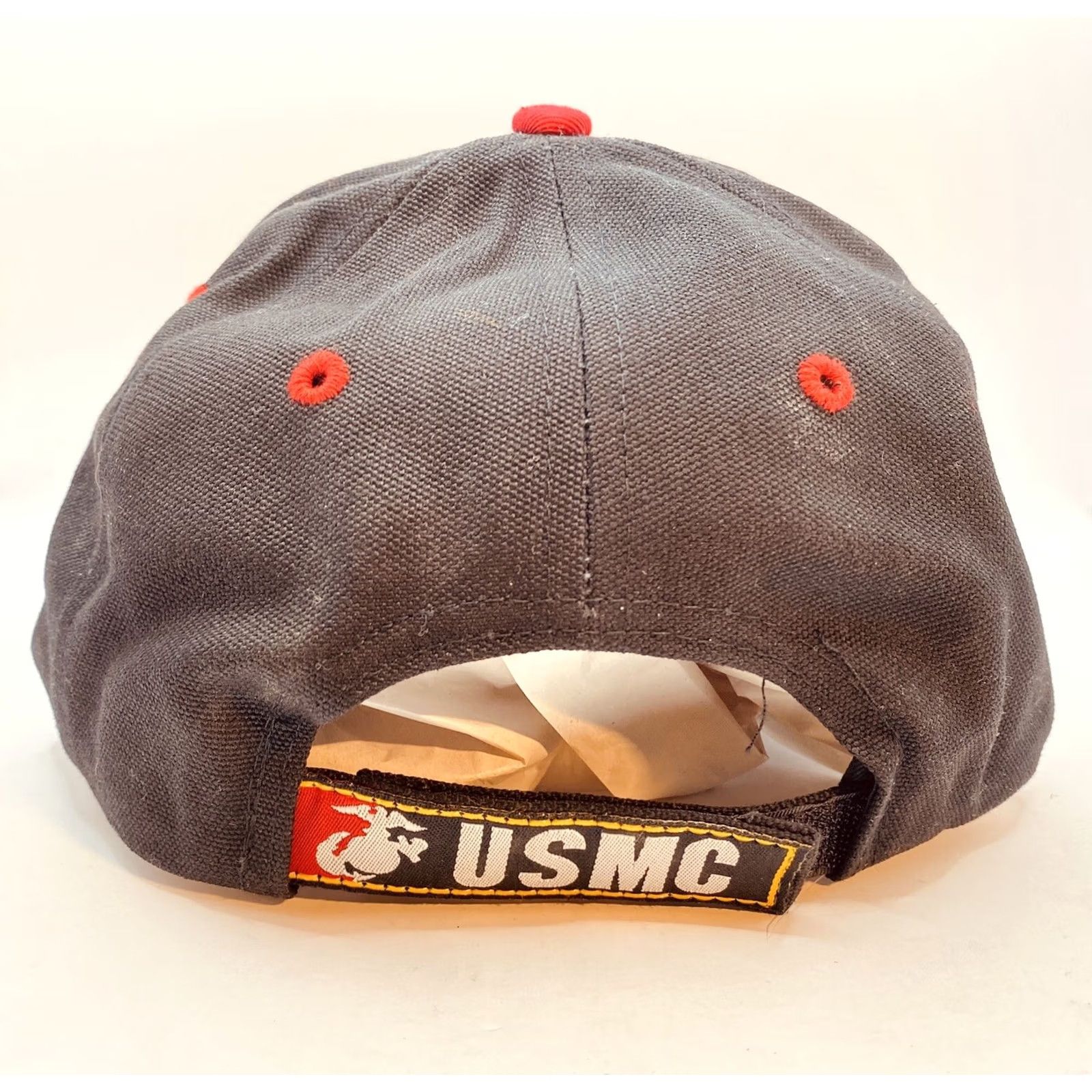 Vintage US Marines Hat Men One Size Adjustable Black Cotton Baseball Cap Logo 100% Cotton Vintage N/A Size ONE SIZE - 6 Thumbnail
