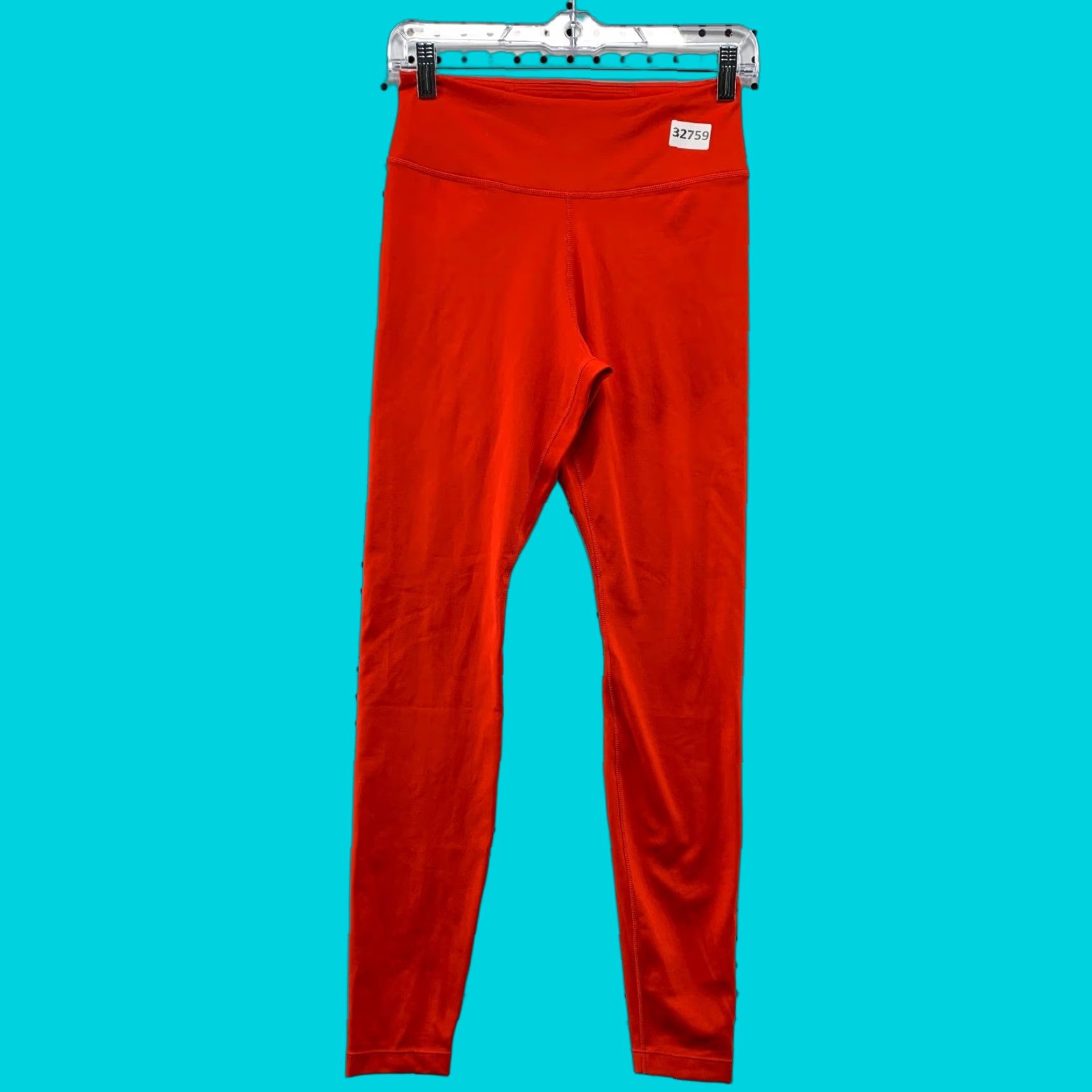 Nike Nike Dri-FIT Leggings Womens Small Orange Active Yoga Run 25x27 Skinny Inseam 27 in ankle Womens Size 28" / US 6 / IT 42 - 1 Thumbnail