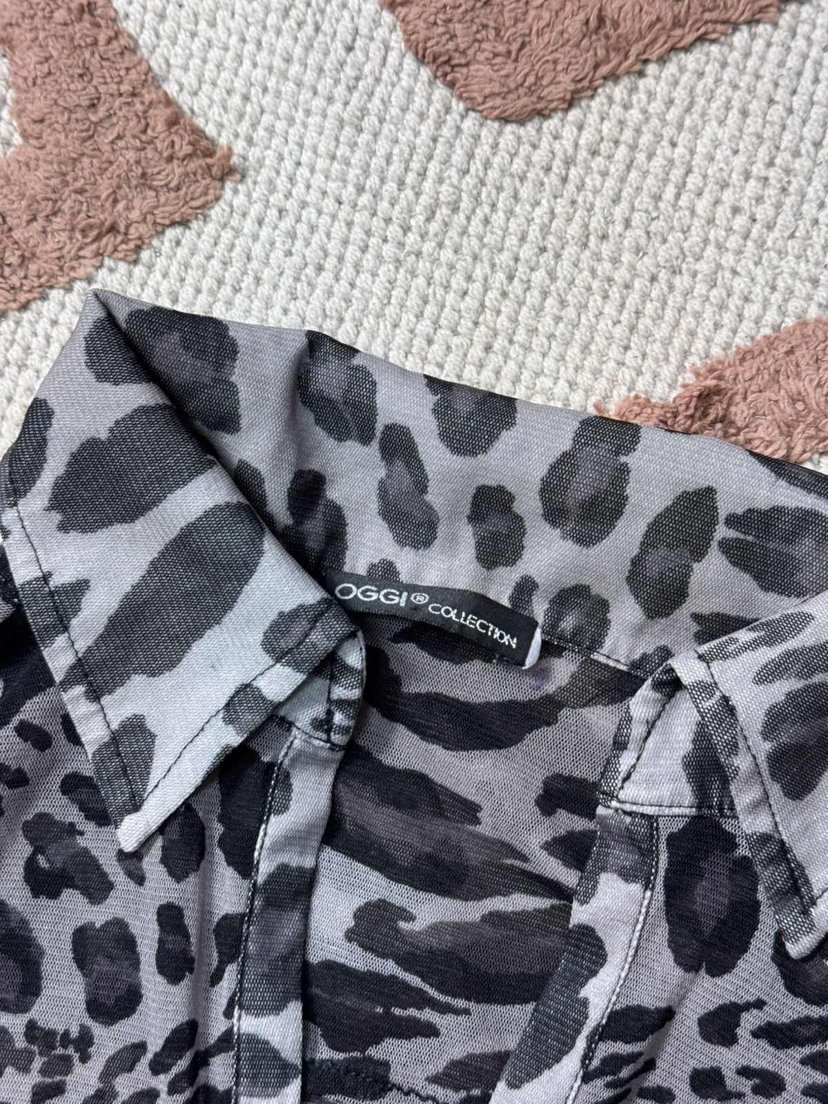 Vintage VINTAGE MESH LEOPARD PRINTED 2000s BLOUSE Size S / US 4 / IT 40 - 5 Thumbnail
