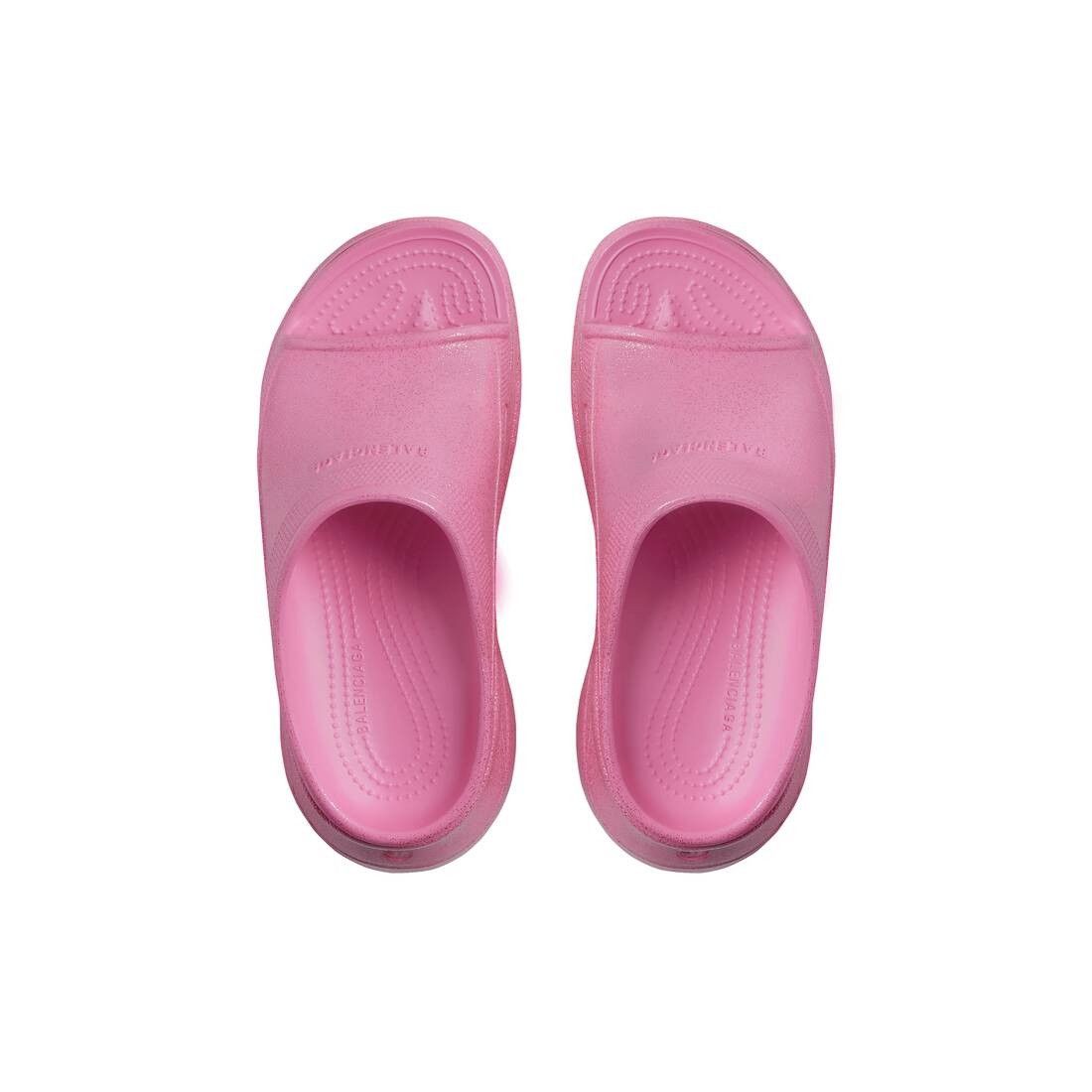 Balenciaga o1la1rc1a0825 Pool Crocs™ Slide Sandals in Pink Size US 7 / IT 37 - 4 Thumbnail