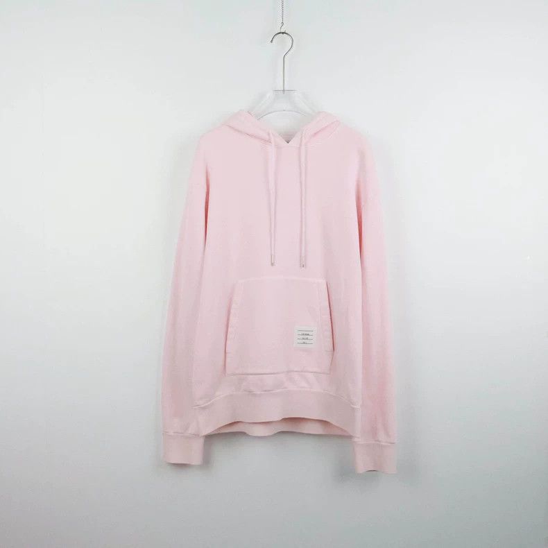 Thom Browne Pink Hoodie Sweatshirt