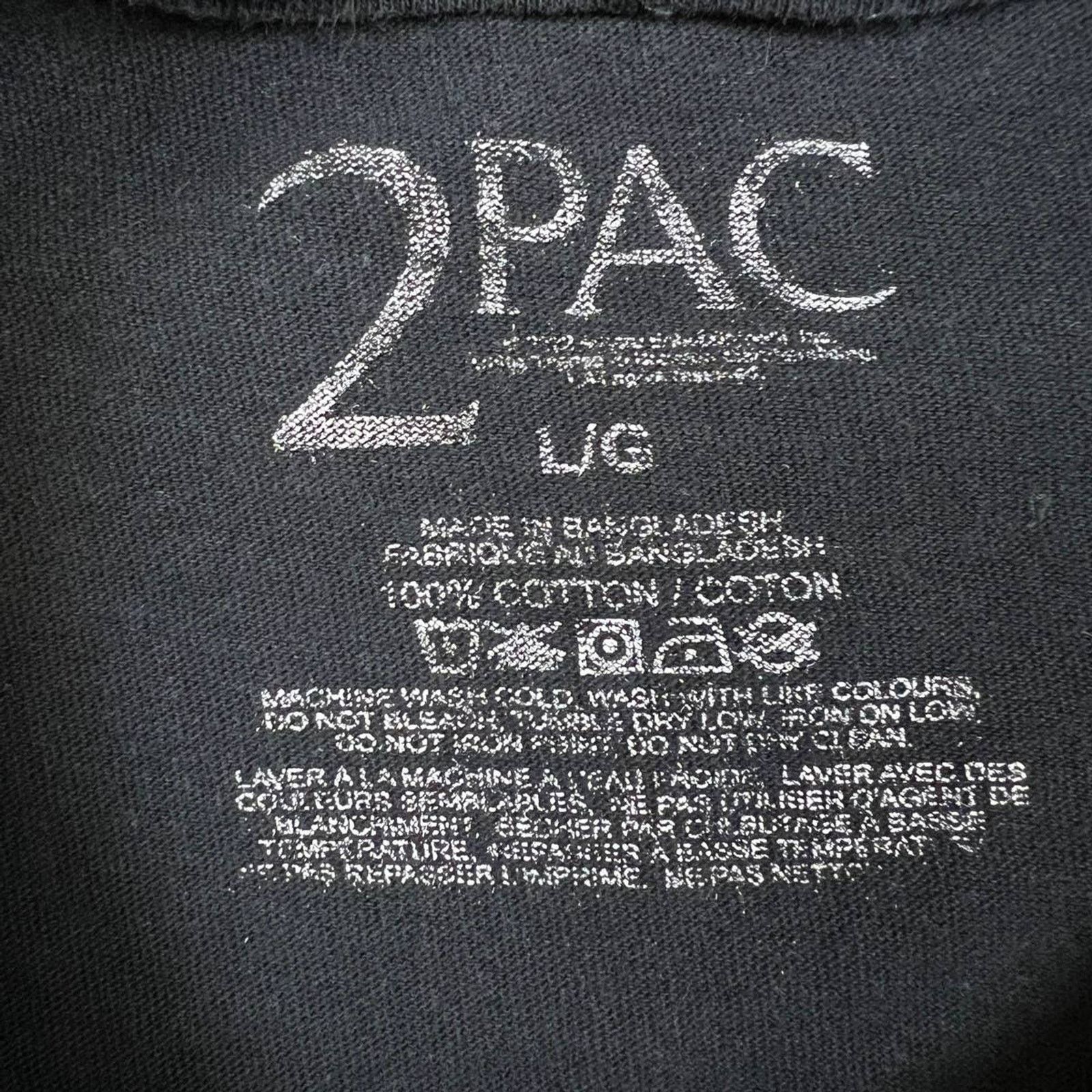 Makaveli × Rap Tees × Vintage 2Pac T Shirt Until The End Time Tupac Shakur Graphic Rap Tee Size US L / EU 52-54 / 3 - 4 Thumbnail