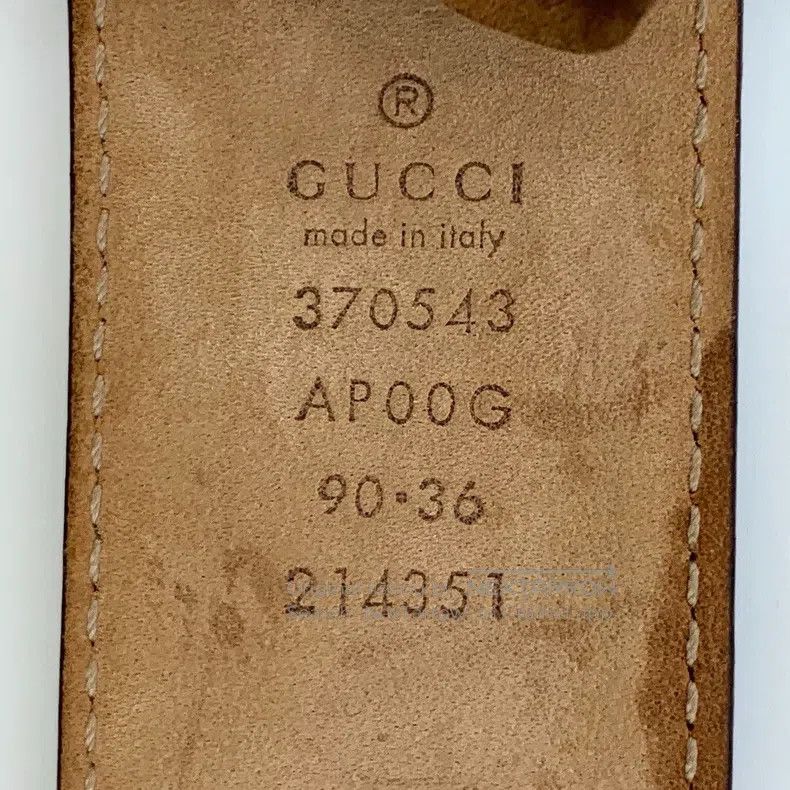 Gucci Gucci Blue logo smooth buckle belt Size ONE SIZE - 7 Thumbnail