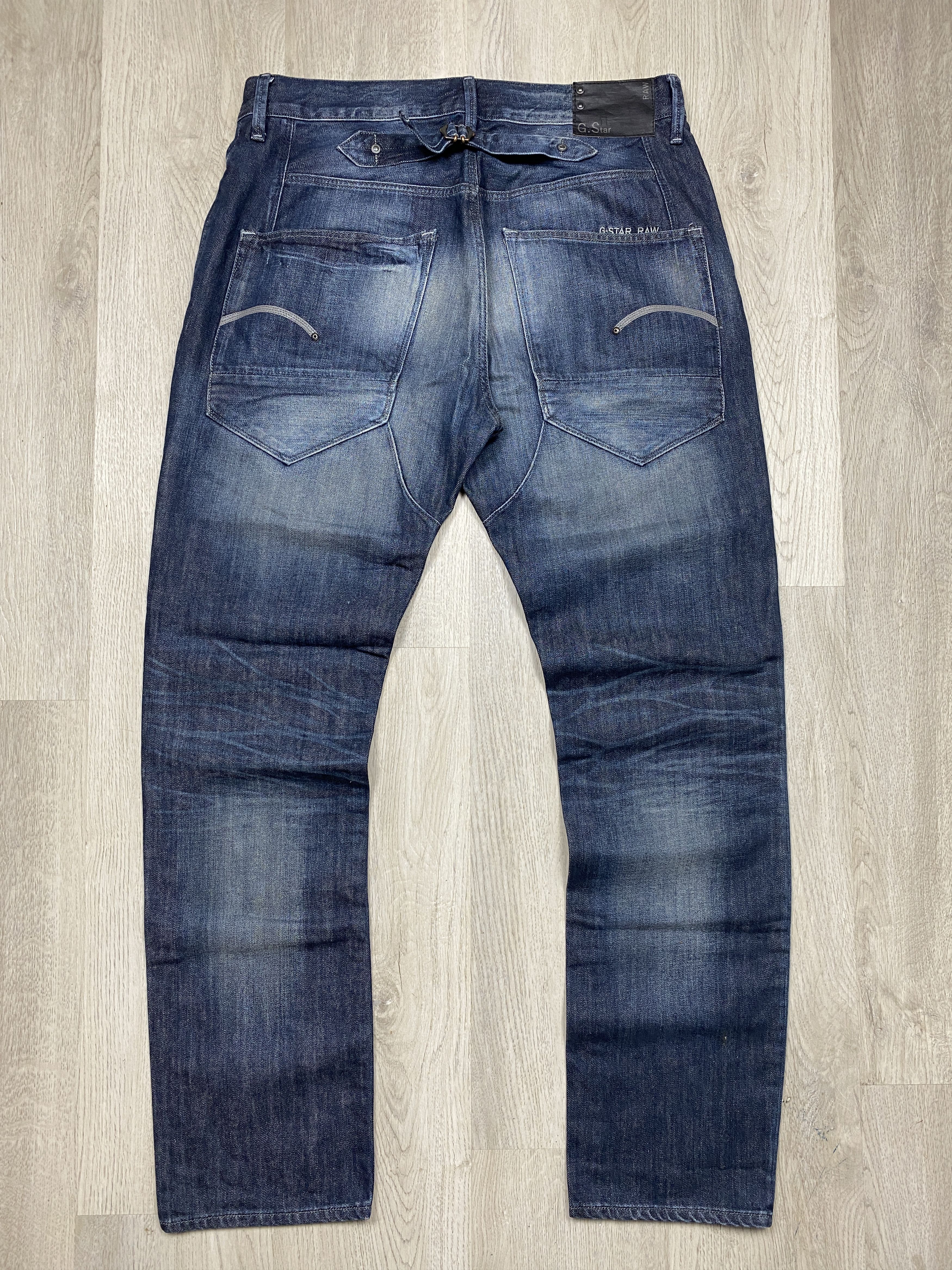 G-Star G Star Raw Vintage Mens Blades Tapered Denim Pants Jeans Size US 34 / EU 50 - 6 Thumbnail
