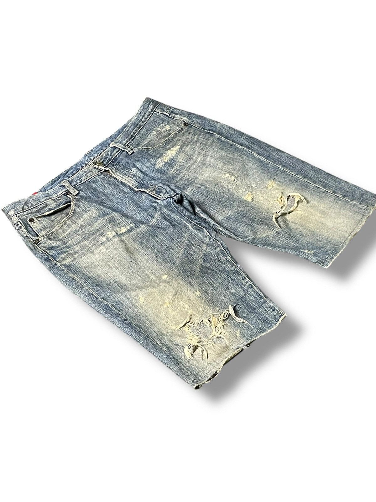 Japanese Brand Japanese Brand Blue Way Short Jeans (5) Size US 36 / EU 52 - 4 Thumbnail