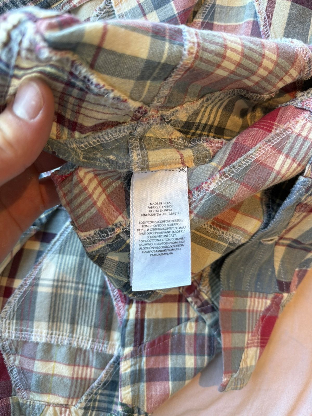 Polo Ralph Lauren Beautiful Polo Ralph Lauren Patchwork / Madras Button-Up Size US L / EU 52-54 / 3 - 7 Thumbnail