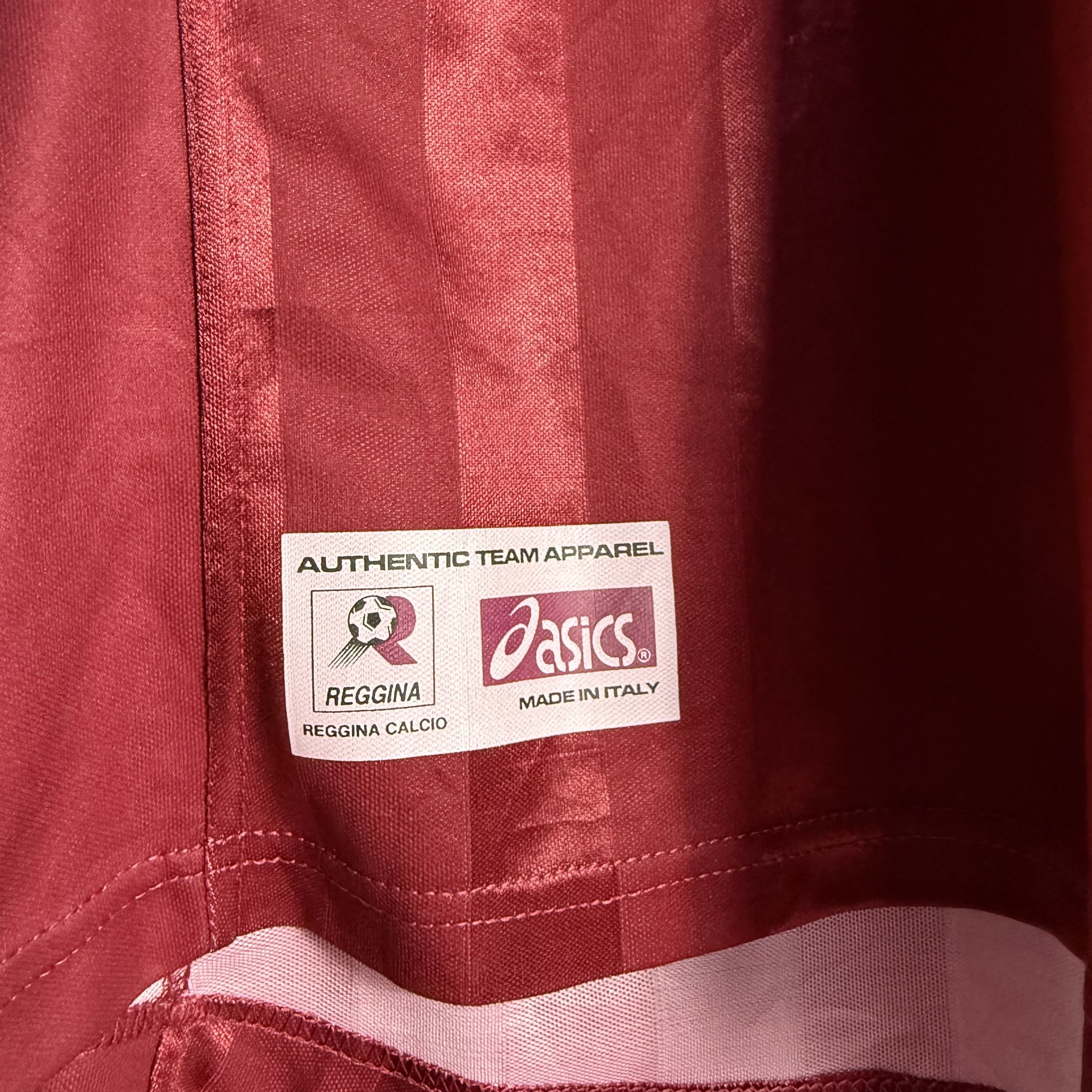 Asics 🔥RARE🔥Vintage AS Reggina Italian Football Team Home Jersey Size US XL / EU 56 / 4 - 6 Thumbnail