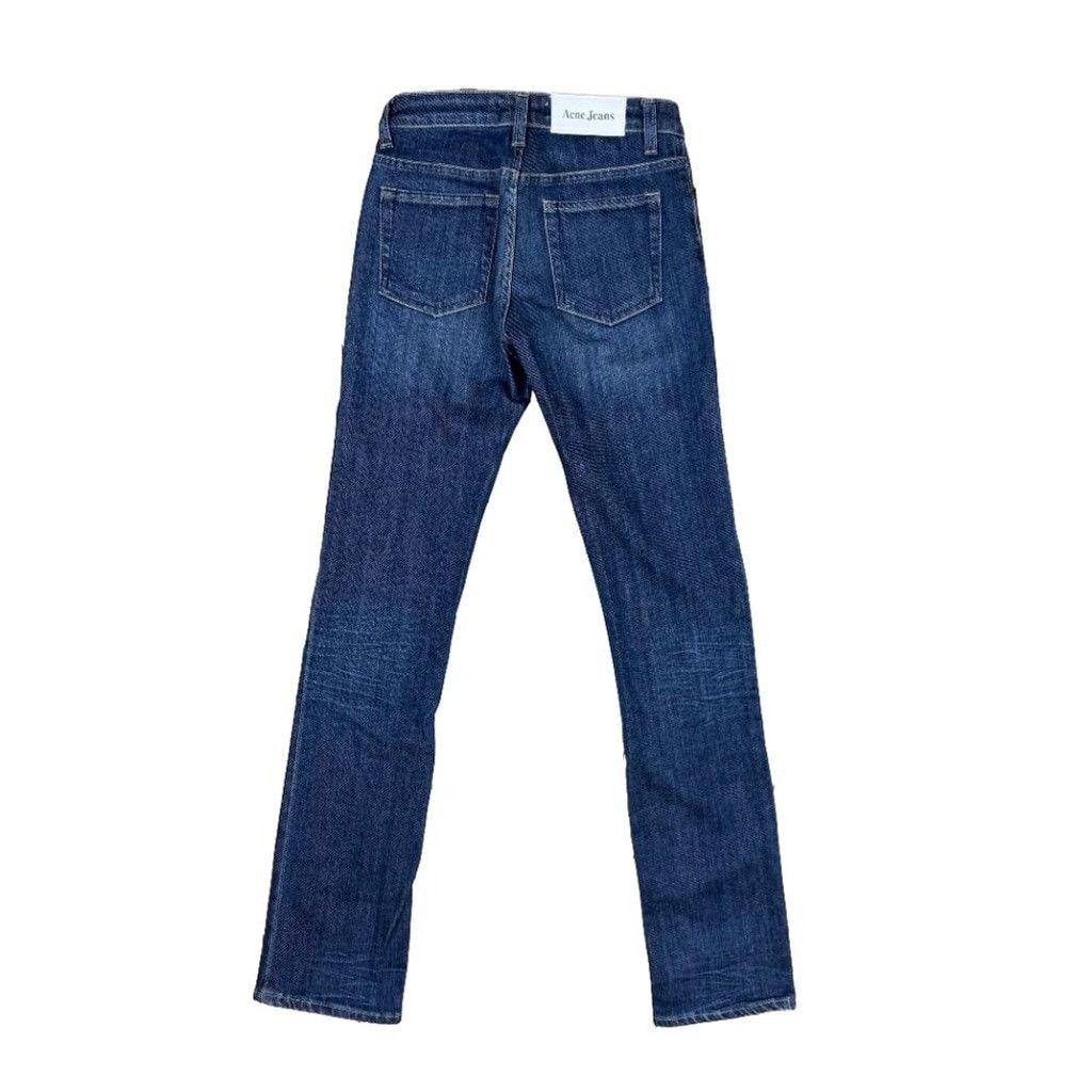 Acne Studios ACNE JEANS Hep Pure Straight Low Waist Dark Blue Jeans Sz 24 Size 42" / US 20 - 5 Thumbnail