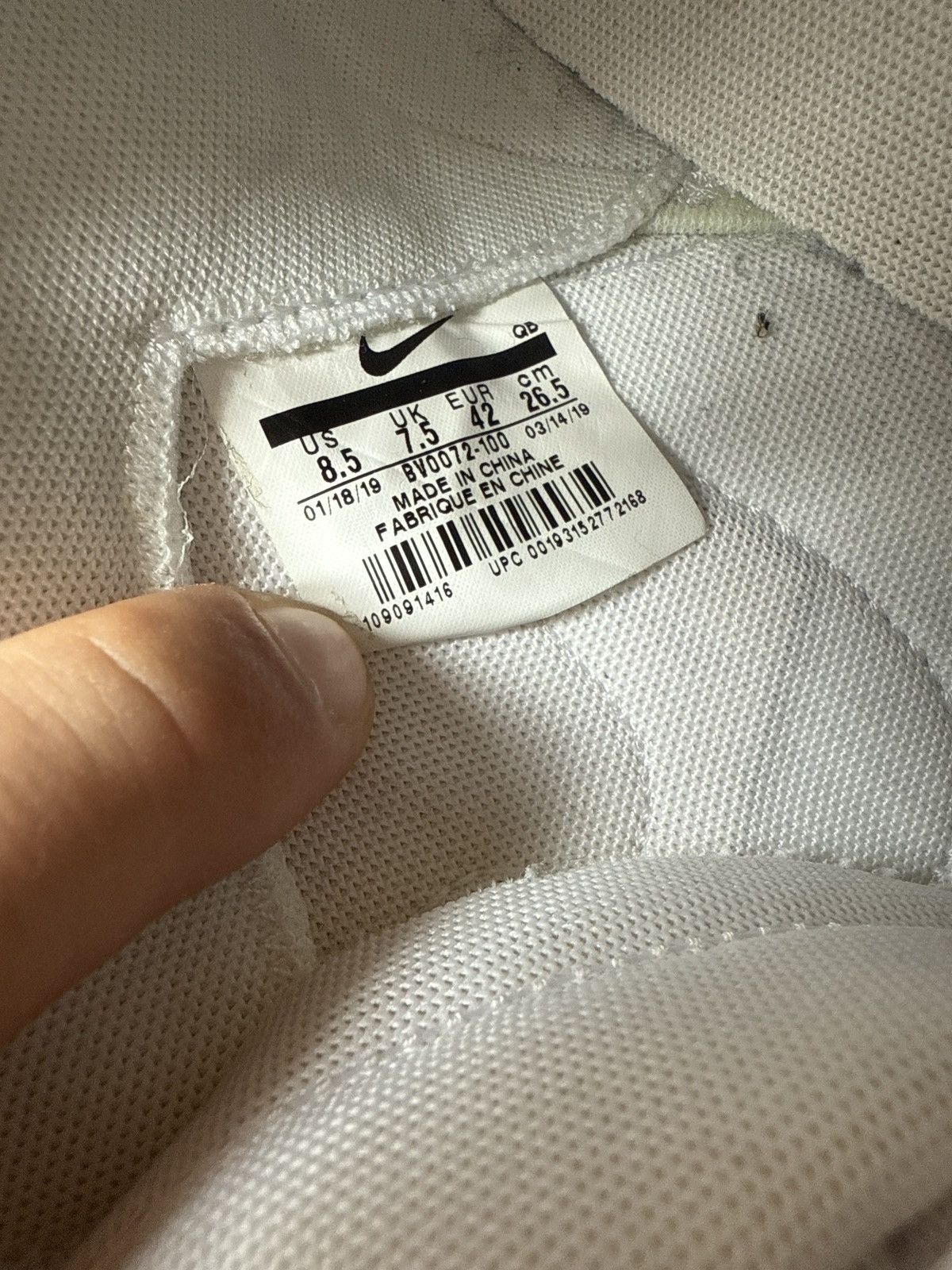 Nike × Sacai Nike Blazer Mid Sacai White Size US 8.5 / EU 41-42 - 7 Thumbnail