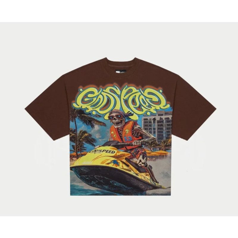 Godspeed GODSPEED T-SHIRT Wave Runner Brown Wash Size Small BRAND NEW Size US S / EU 44-46 / 1 - 1 Thumbnail