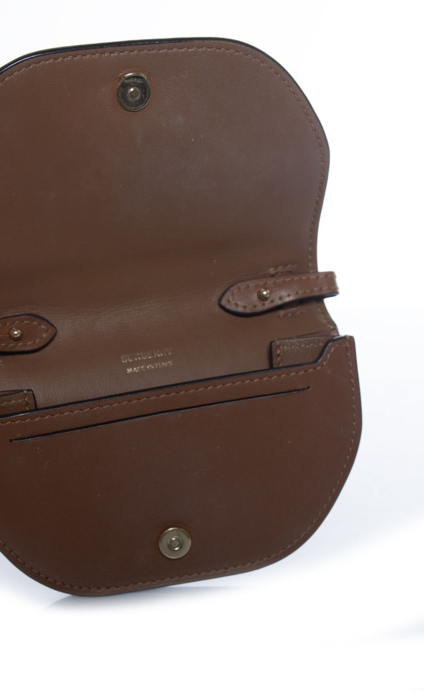 Burberry Burberry, brown leather saddle wallet Size ONE SIZE - 3 Thumbnail