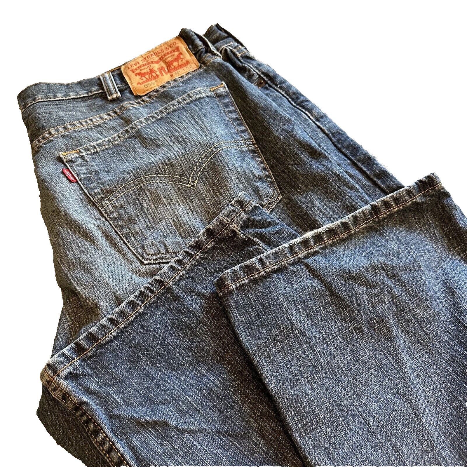 Levi's Levi's 559 Jeans Mens W38 L32 Straight Medium Wash Blue 2014 Size US 38 / EU 54 - 1 Thumbnail
