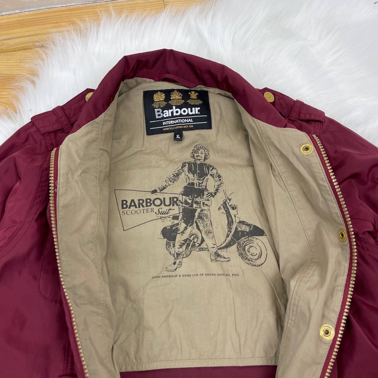 Barbour Barbour International Farleigh Casual Jacket Burgundy XL Size L / US 10 / IT 46 - 8 Thumbnail