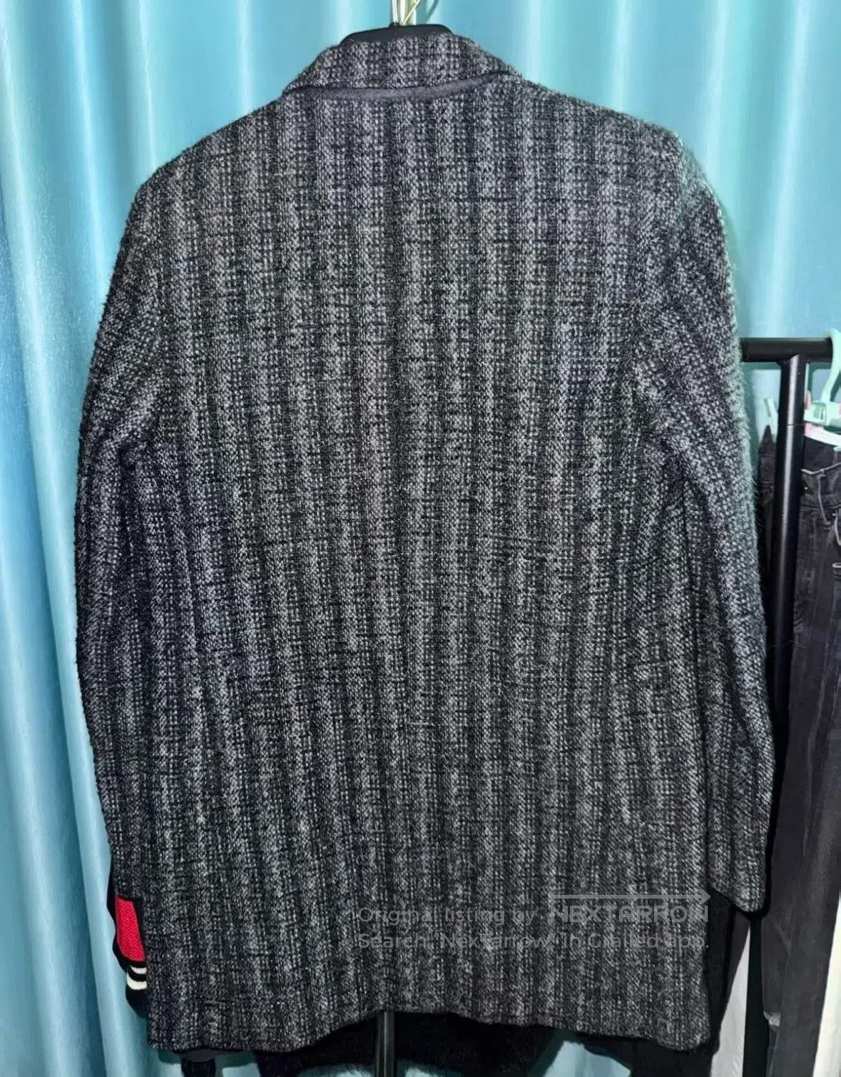 Saint Laurent Paris Saint Laurent 15FW Gray Pinstripe Wool Blazer. Size US M / EU 48-50 / 2 - 2 Thumbnail
