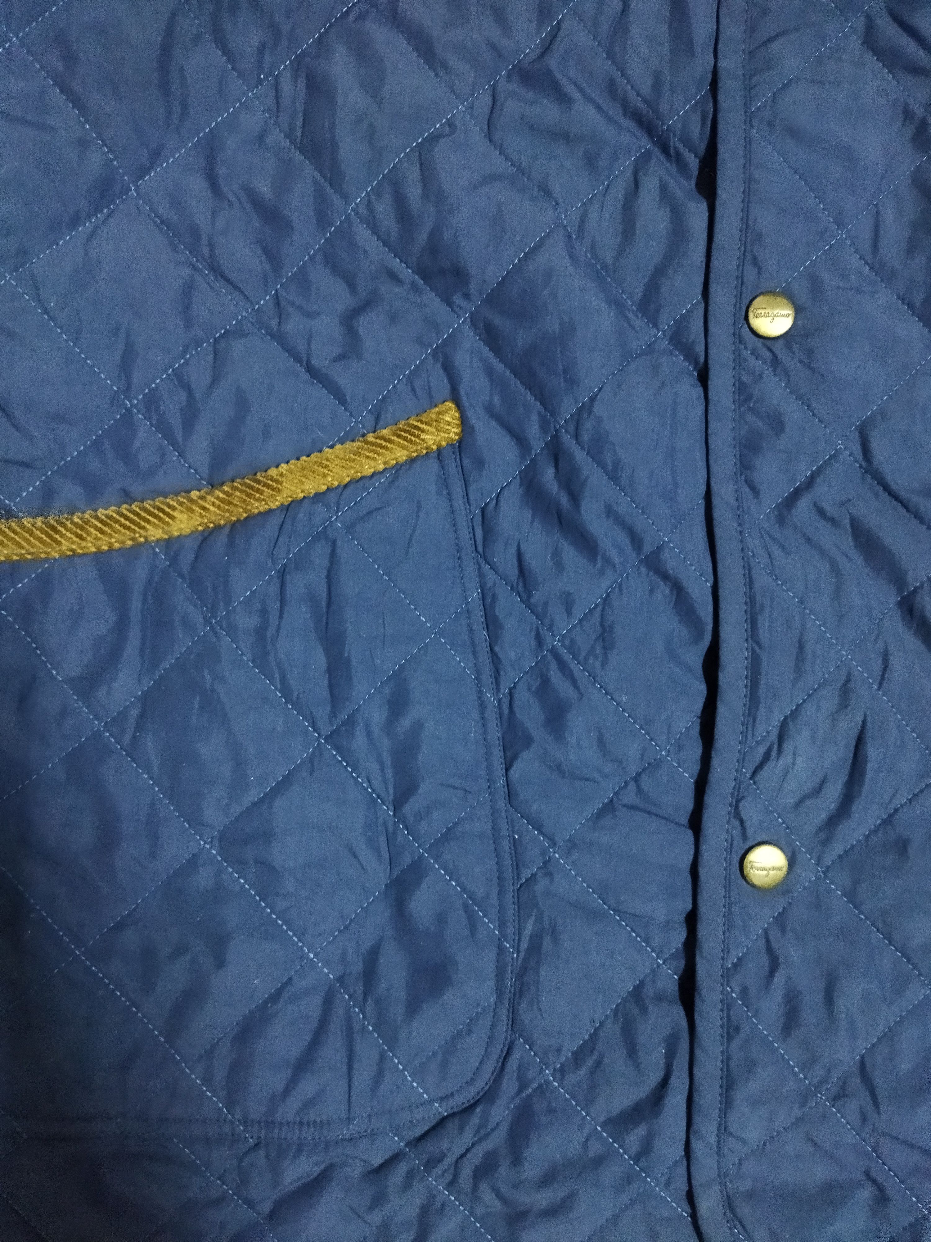 Salvatore Ferragamo Salvatore Ferragamo Quilted Jacket Size US XL / EU 56 / 4 - 5 Thumbnail
