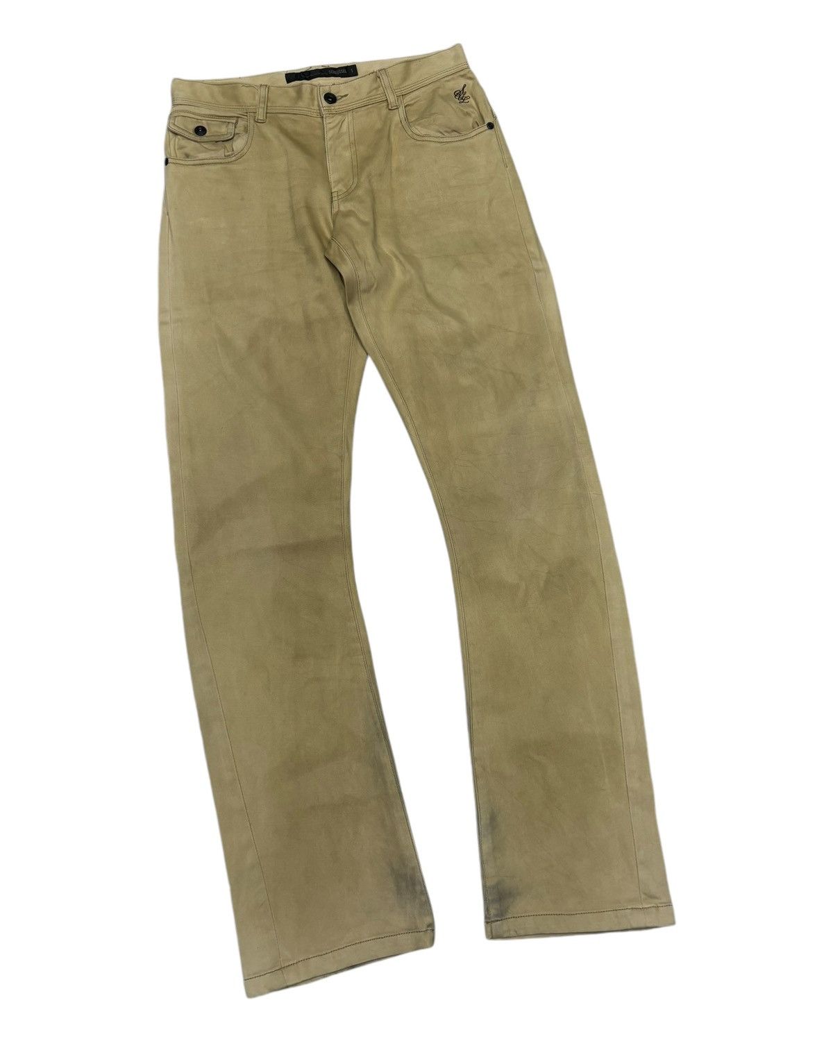 If Six Was Nine SCHLÜSSEL FLARE CURVED PANTS OBELISK STYLE Size US 30 / EU 46 - 3 Thumbnail