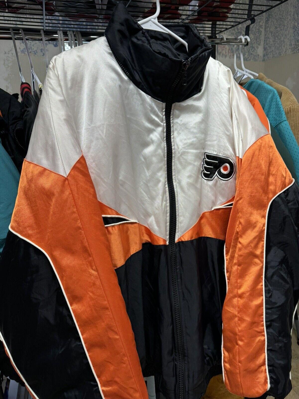 NHL × Pro Player × Vintage Vintage NHL Philadelphia Flyers Pro Player Jacket Size US XL / EU 56 / 4 - 2 Thumbnail