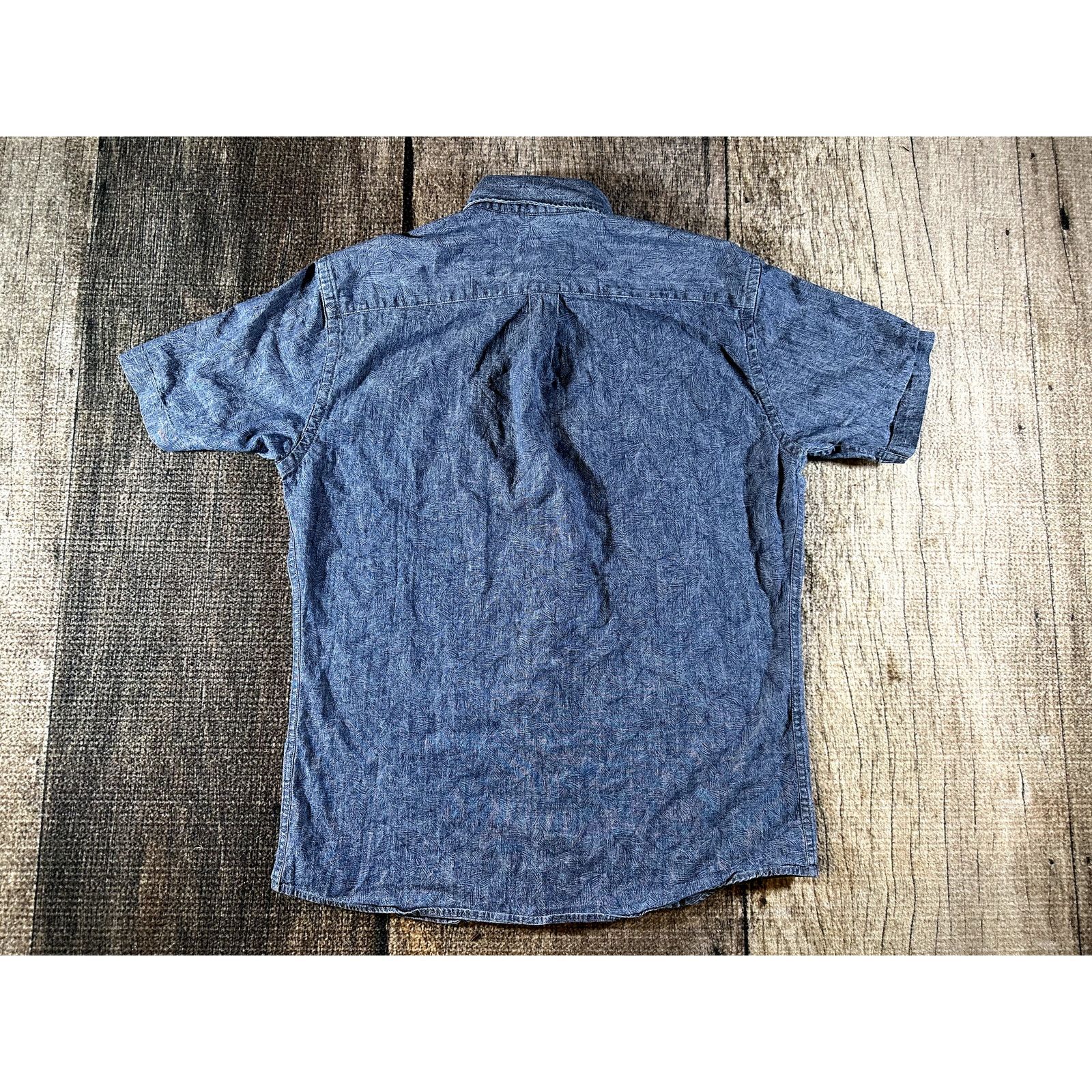 Peter Millar Peter Millar Button Down Pocket Blue Palm Leaves Shirt Mens Size US M / EU 48-50 / 2 - 4 Thumbnail