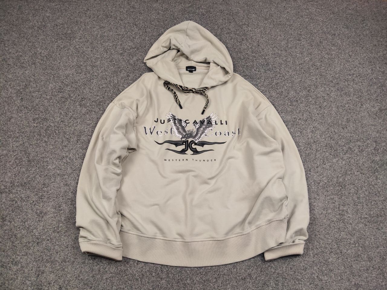 Just Cavalli Roberto Just Cavalli west coast Logo Oversized Hoodie Size US XL / EU 56 / 4 - 2 Thumbnail