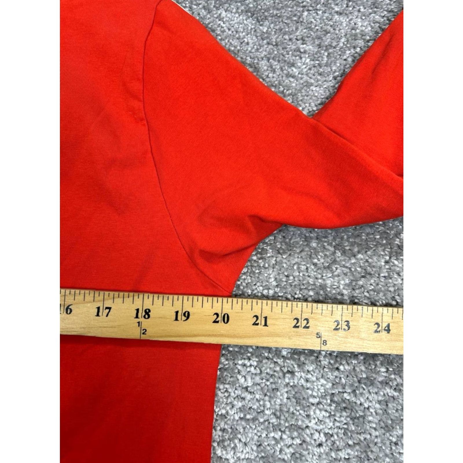Adidas Adidas Sweatshirt Womens Xl Orange 3 Stripe Cotton Pullover Size XL / US 12-14 / IT 48-50 - 7 Thumbnail