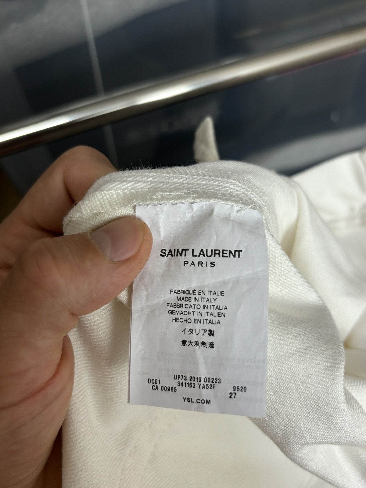 Saint Laurent Paris Saint Laurent Paris SS13 Hedi Slimane D01 Pants Size 27" / US 4 / IT 40 - 9 Thumbnail