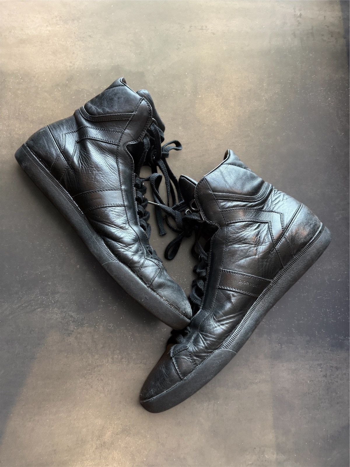 Dior × Hedi Slimane Dior Homme SS04 Strip Studded Version Runway