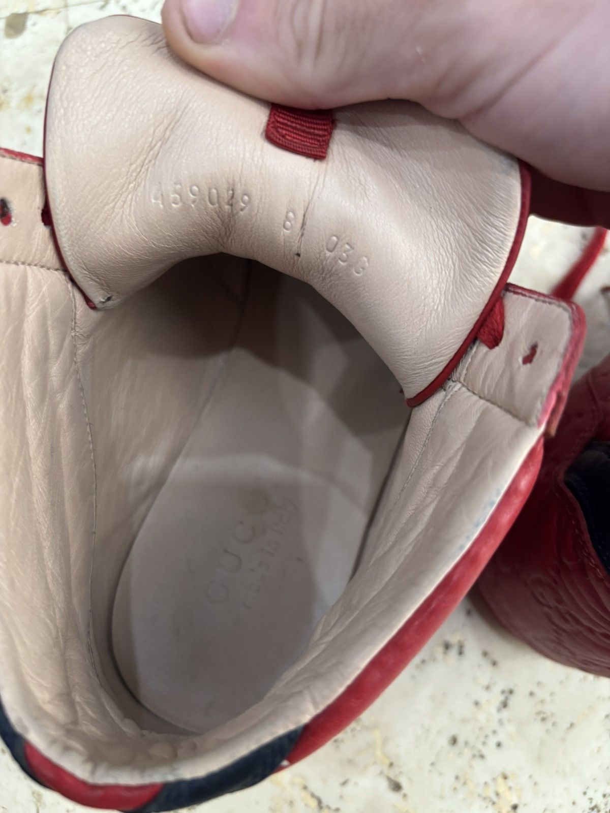 Gucci Signature High Top 'Red'