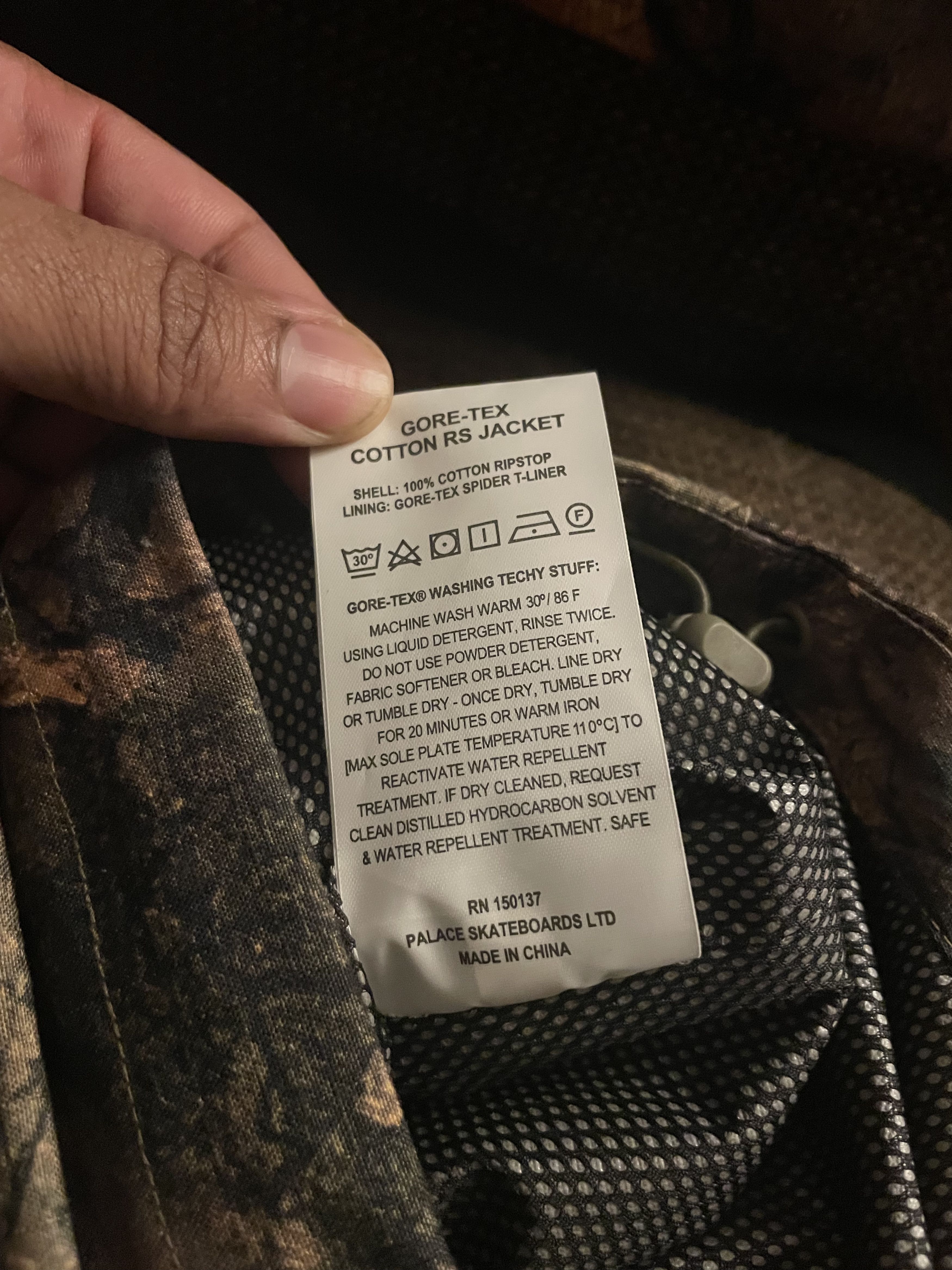 Palace palace gortex jacket Size US L / EU 52-54 / 3 - 8 Thumbnail