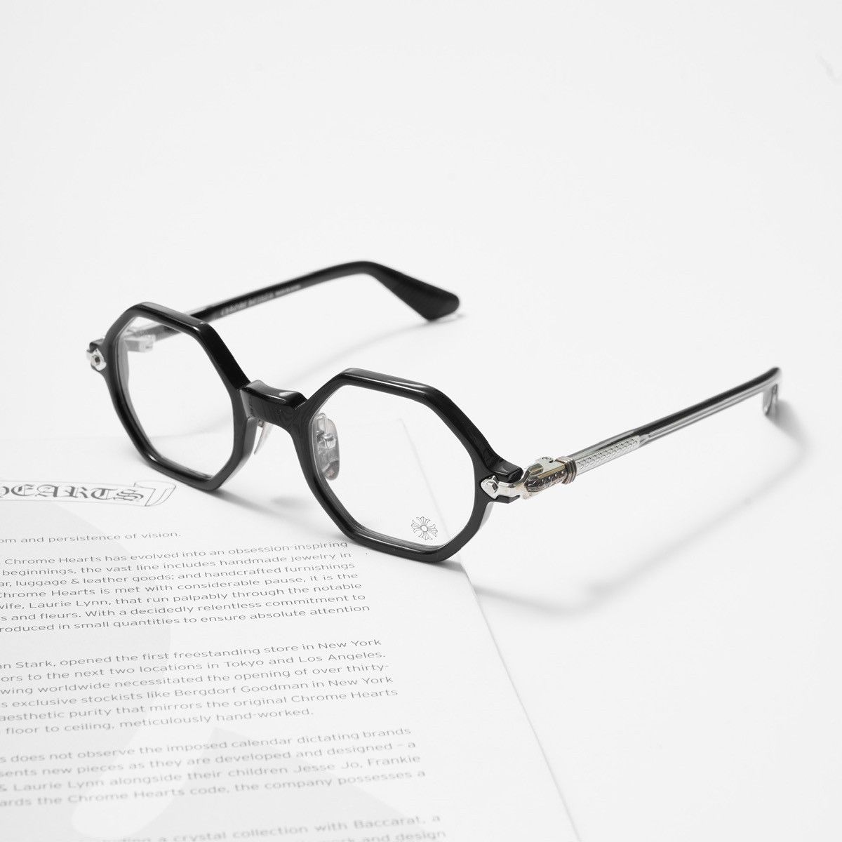 Chrome Hearts CHROME HEARTS CLITCO-A BLACK GLASSES Size ONE SIZE - 1 Thumbnail