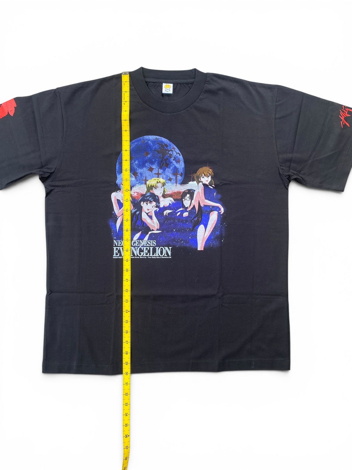 Japanese Brand Rare Evangelion Waifu Anime Shirt Neon Genesis Graphic Tee Size US XL / EU 56 / 4 - 14 Thumbnail