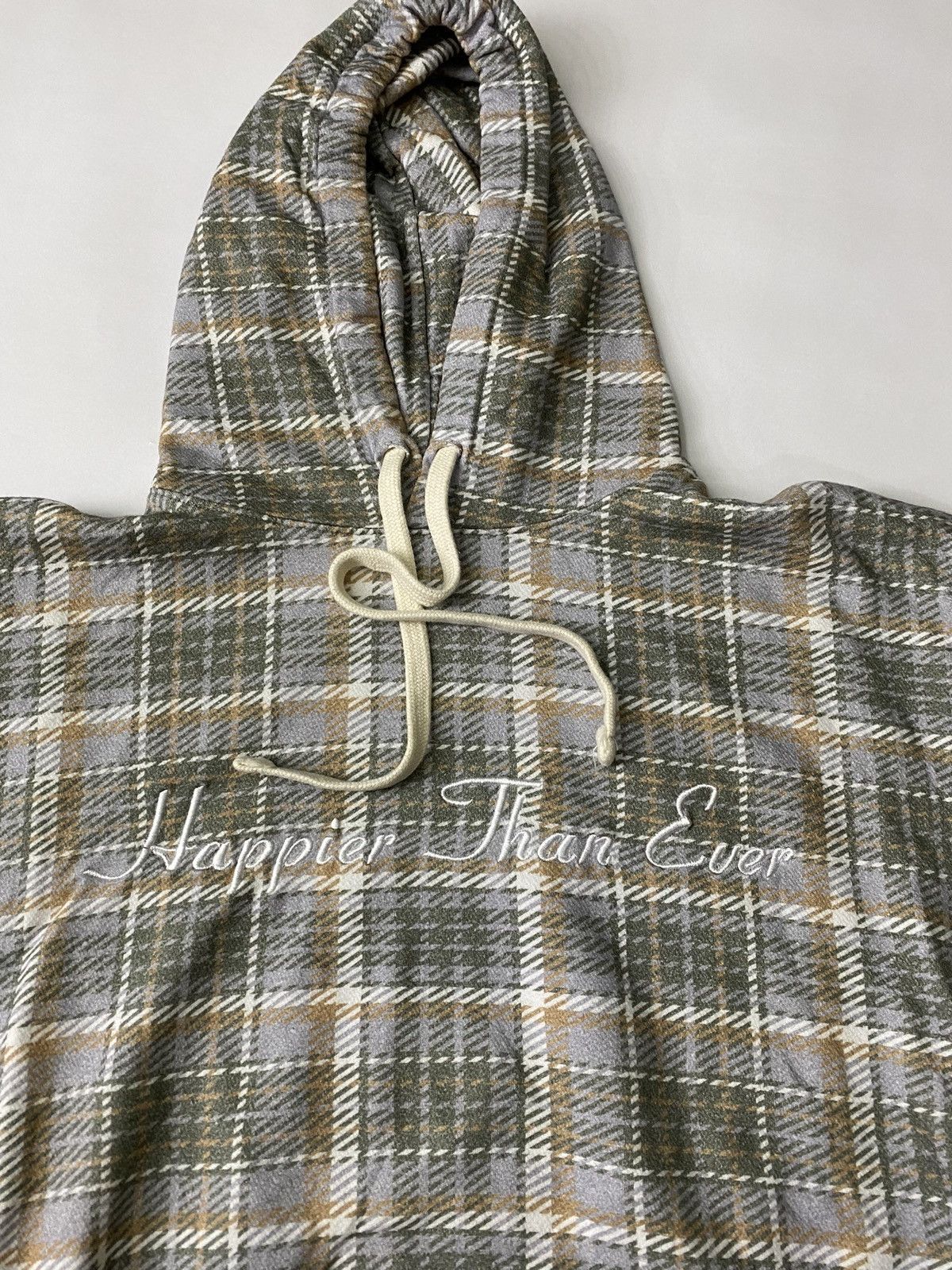 Band Tees HAPPIER THAN EVER PLAID HOODIE. Size US S / EU 44-46 / 1 - 5 Thumbnail