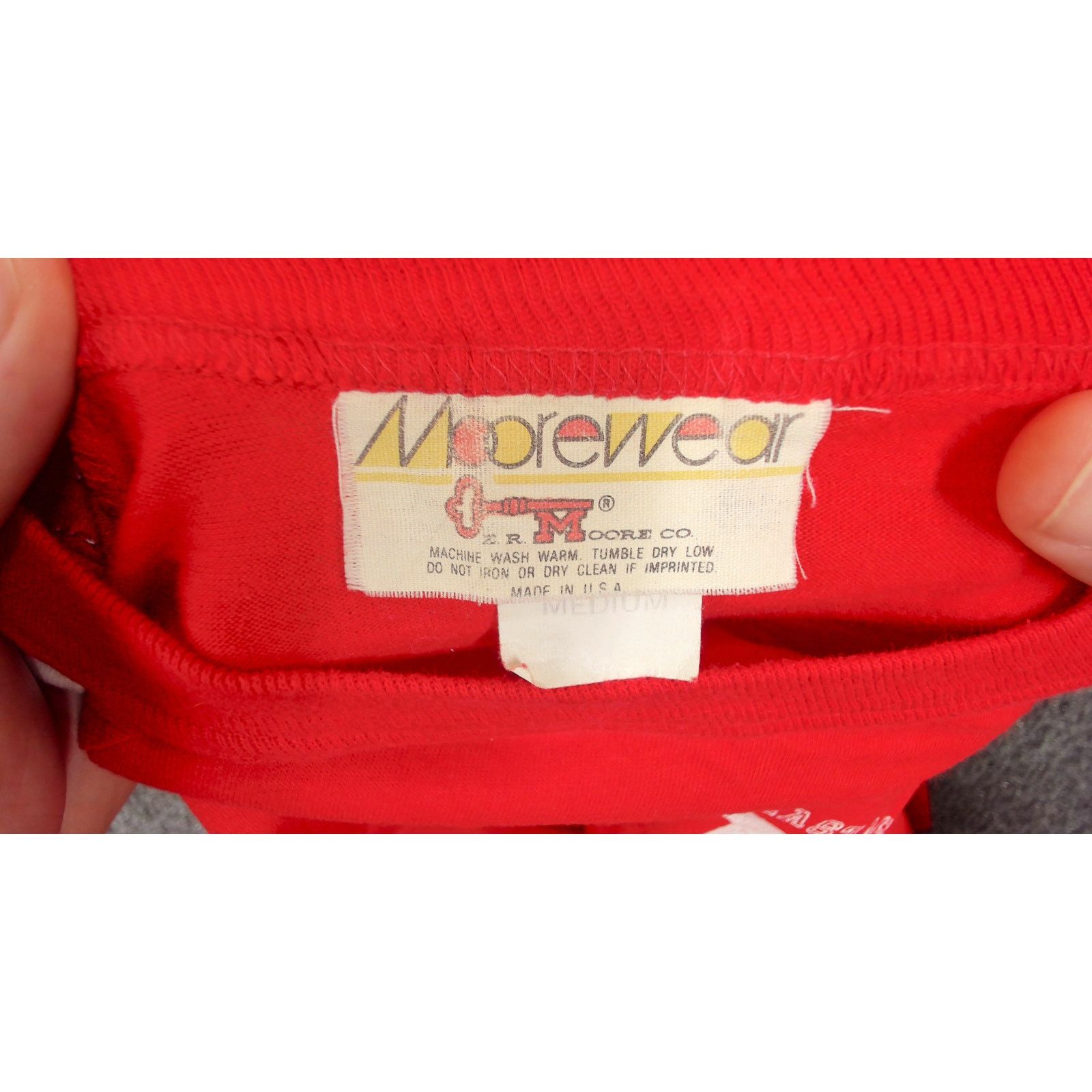 Vintage 1970s Southeast Missouri State Single Stitch Raglan Tee Size US S / EU 44-46 / 1 - 5 Thumbnail