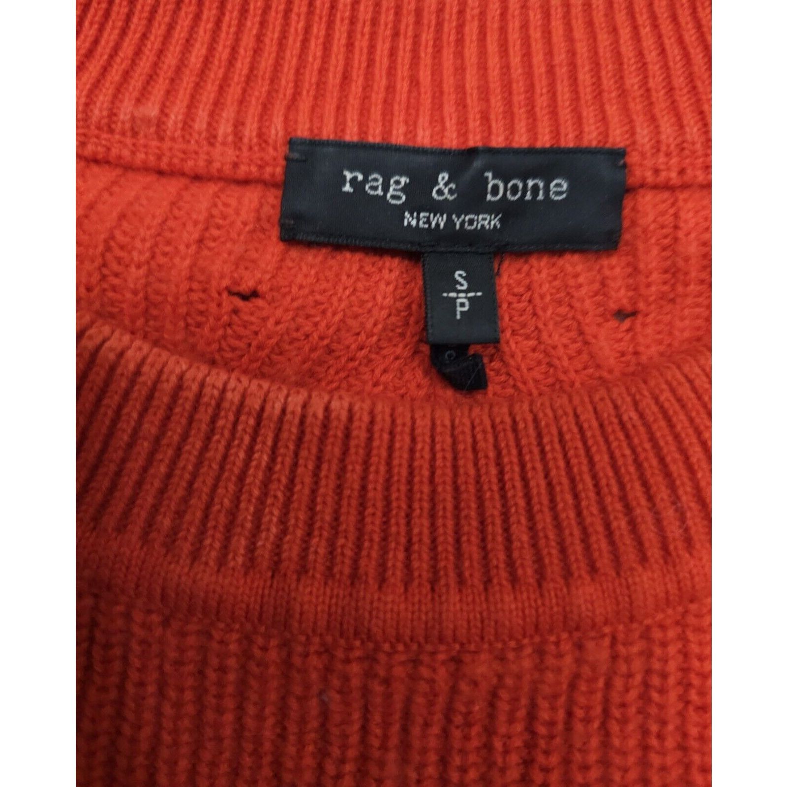 Rag & Bone rag & bone Ann Cotton Cashmere Crew Relaxed Fit Sweater $350 Size S / US 4 / IT 40 - 11 Thumbnail