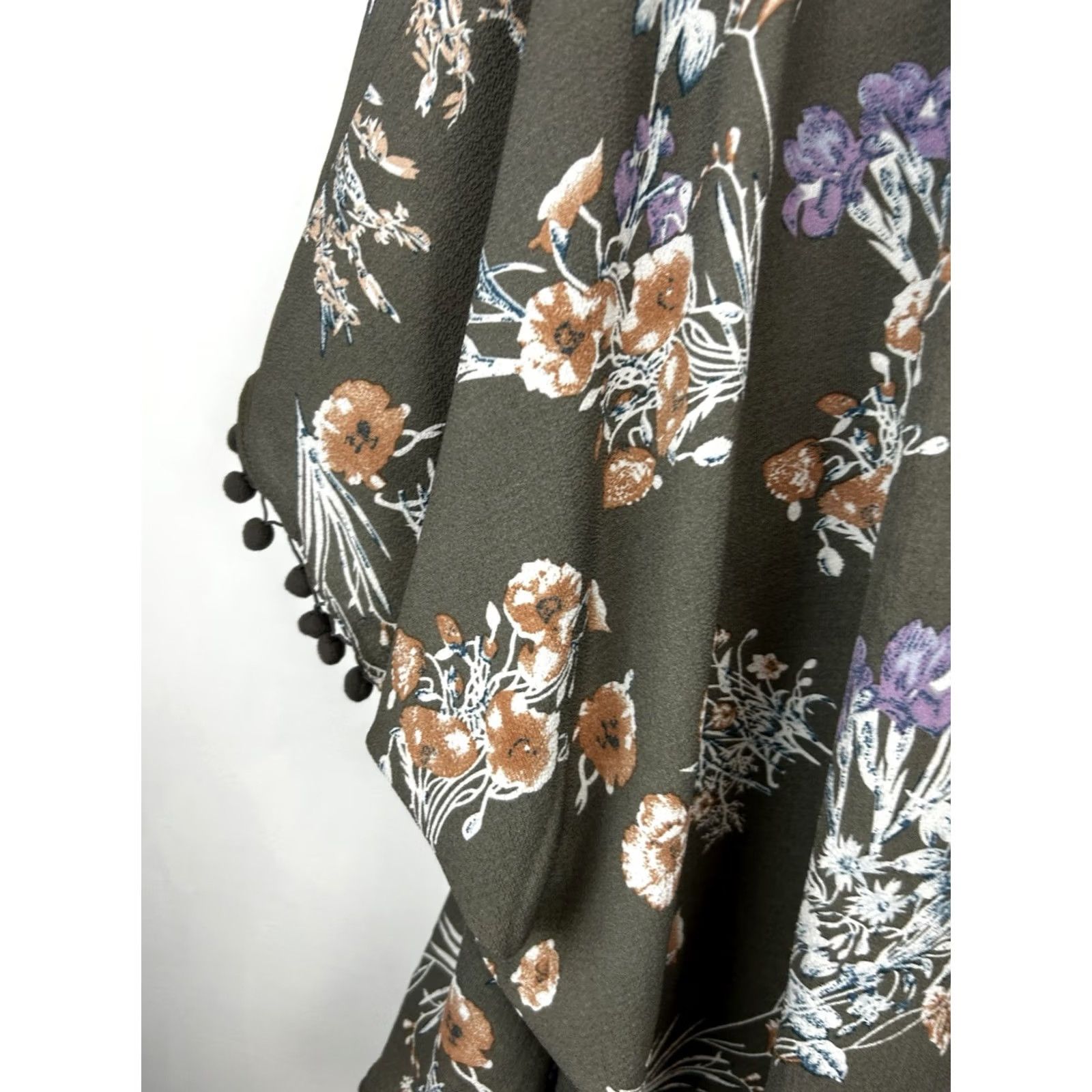 Layer 8 Kimono Women Medium Wrap Flowy Boho Layer Topper Long Oversized Read Size M / US 6-8 / IT 42-44 - 4 Thumbnail