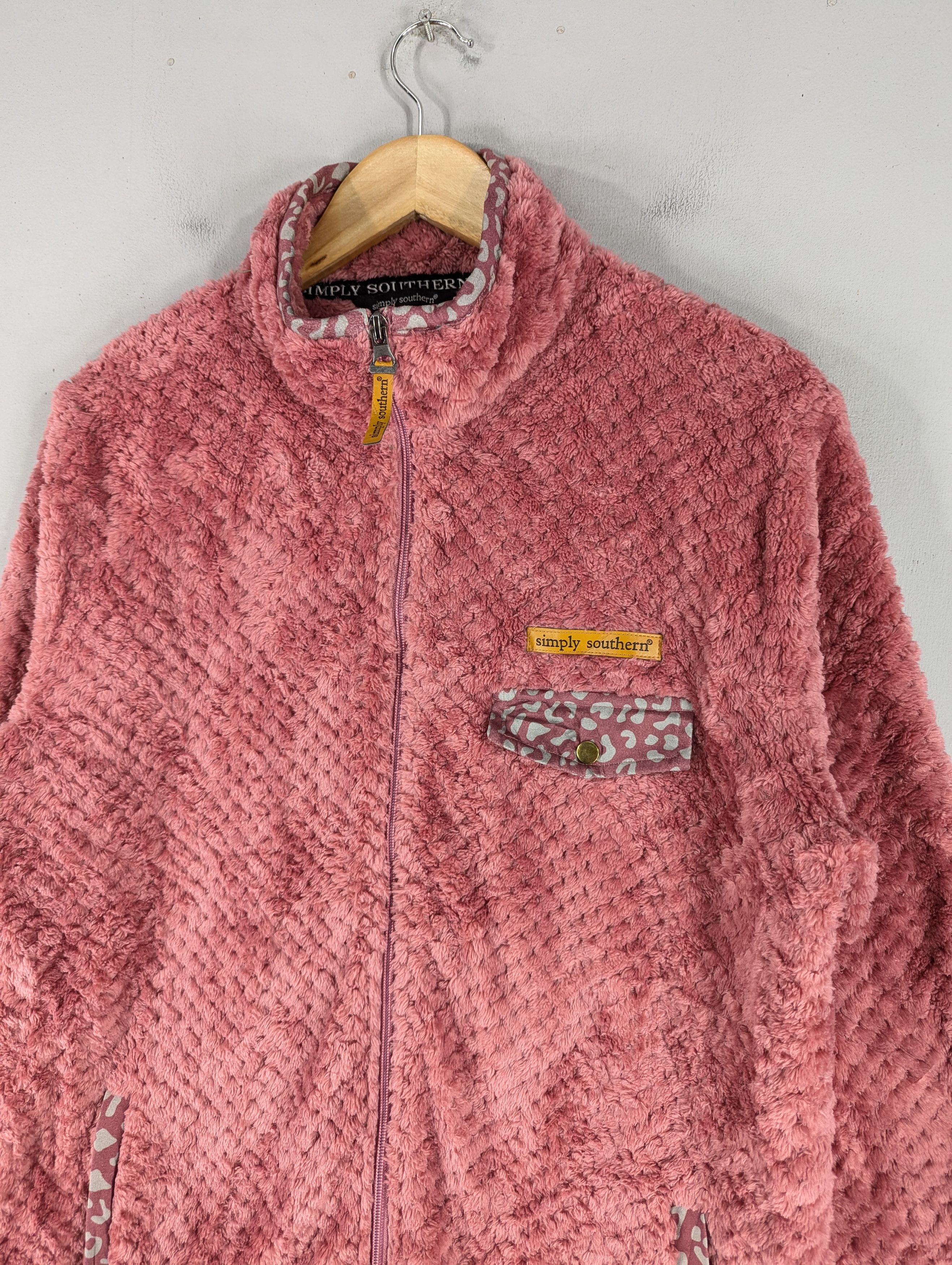 Japanese Brand Simply Southern Micro Fleece Zipper Jacket Size US L / EU 52-54 / 3 - 4 Thumbnail