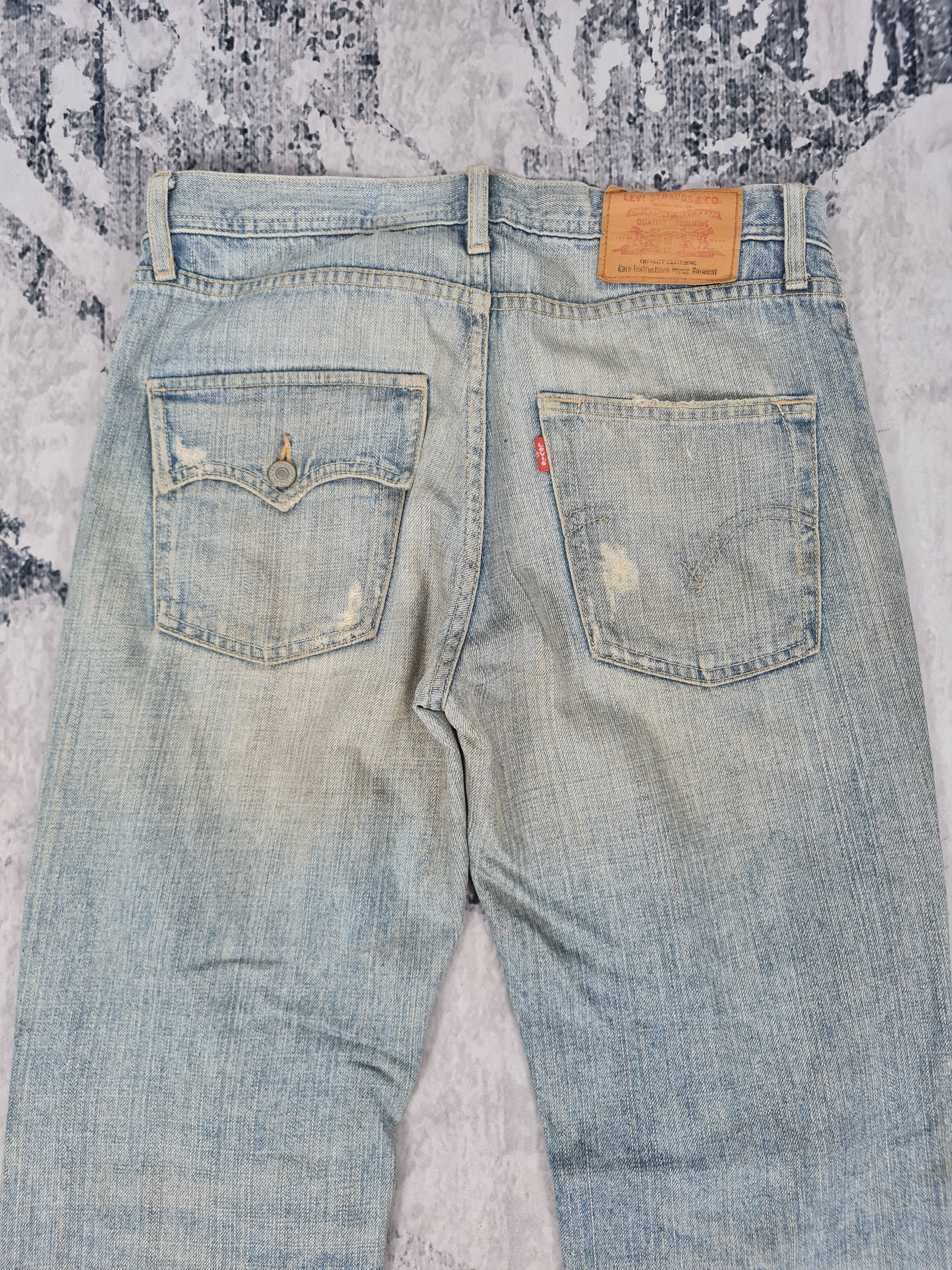 Levi's Vtg LEVIS Single Pocket Ripped Stain Jeans L0350 Size 34X33 Size US 34 / EU 50 - 11 Thumbnail