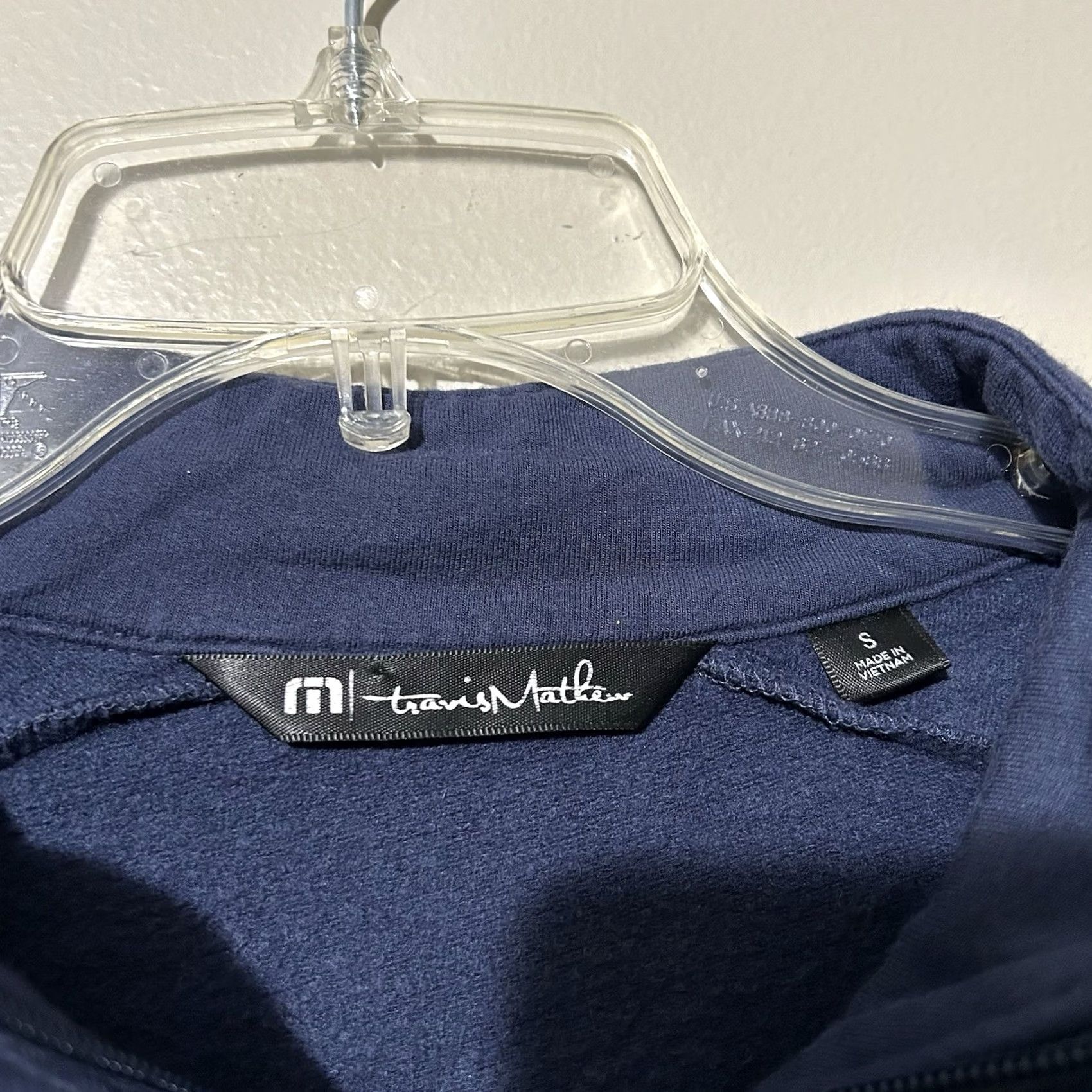 TravisMathew Travis Mathew Gulf Shores Golf Quarter Zip Pullover S Men Blue Pullover Golf Activewear Size S Size US S / EU 44-46 / 1 - 3 Thumbnail