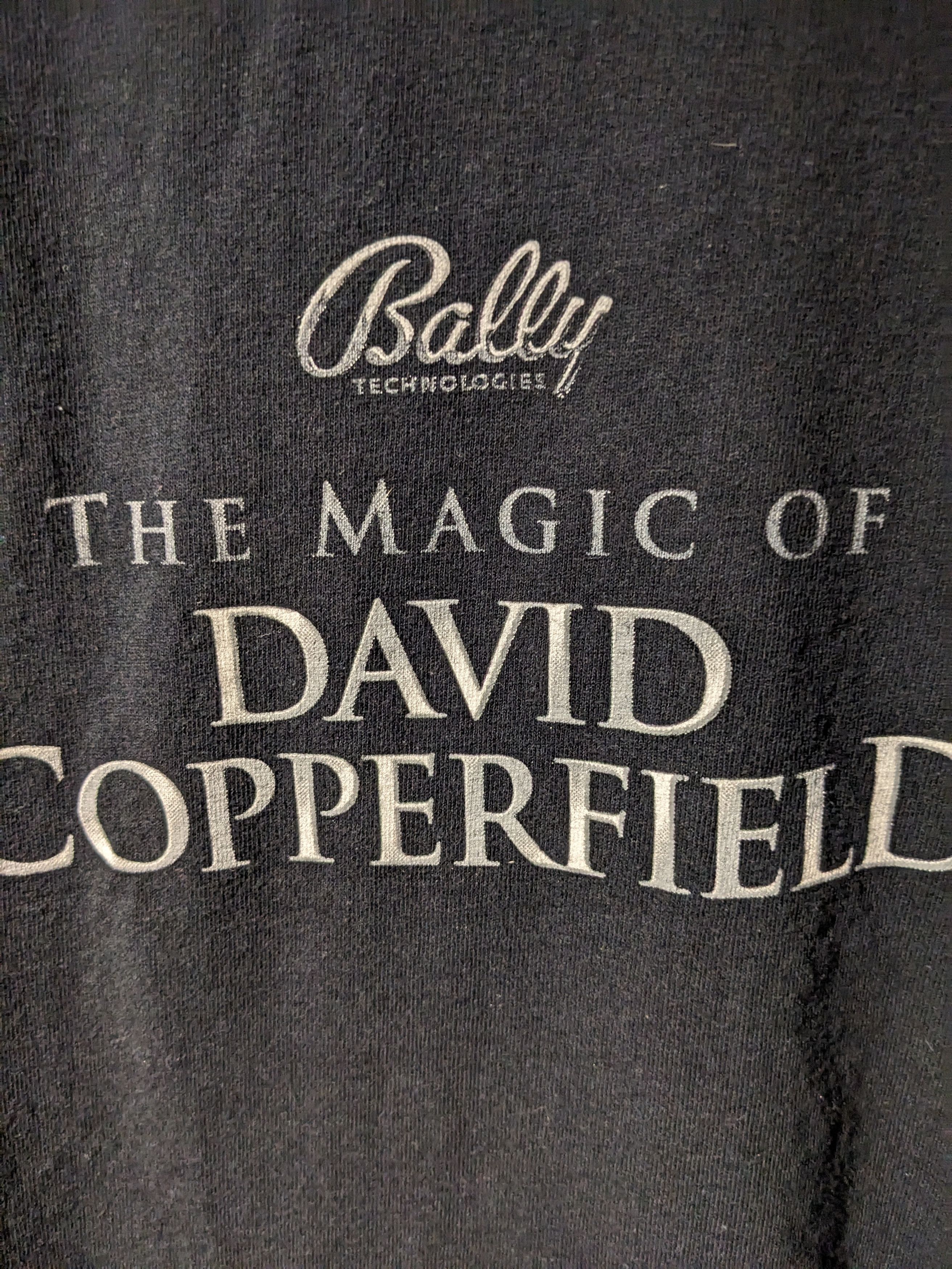 Hanes × Vintage The Magic of David Copperfield Black Large T-Shirt Size US L / EU 52-54 / 3 - 5 Thumbnail