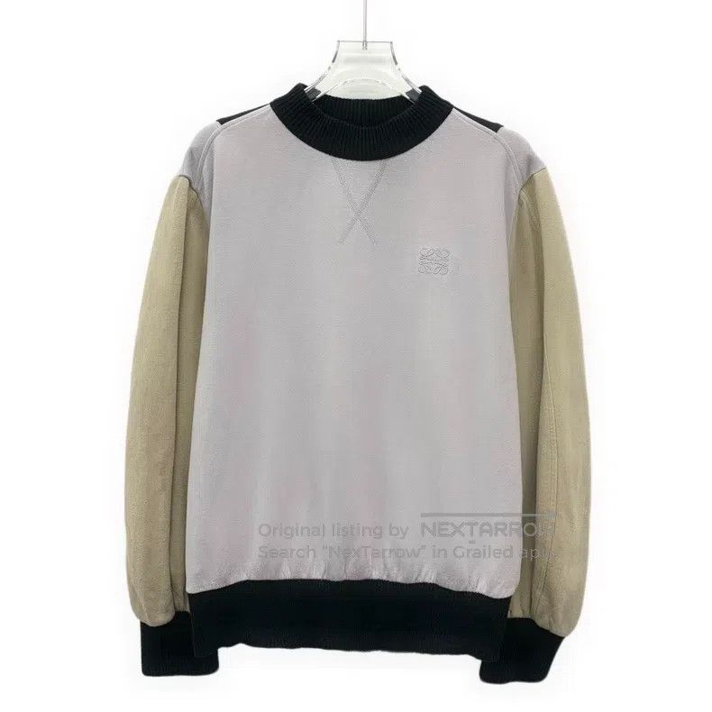Loewe Loewe Multicolor Logo Embroidered Wool Crewneck Long Sleev Size M / US 6-8 / IT 42-44 - 1 Thumbnail