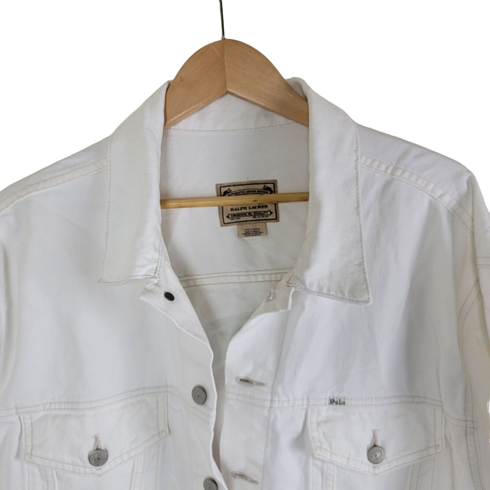 Polo Ralph Lauren Polo Ralph Lauren Circle P Patch Denim Jacket size XLT Size US XL / EU 56 / 4 - 3 Thumbnail