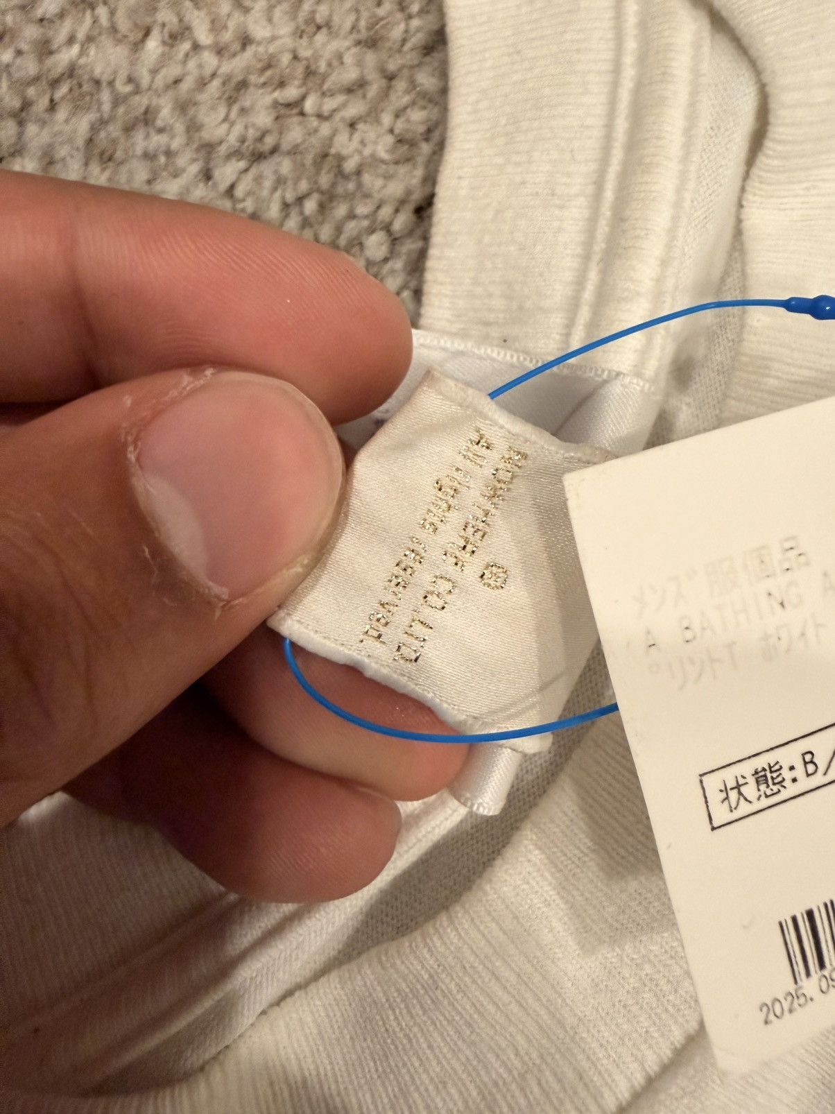 Bape BAPE WING LOGO/APE SHALL NEVER KILL APE TEE Size US M / EU 48-50 / 2 - 8 Thumbnail