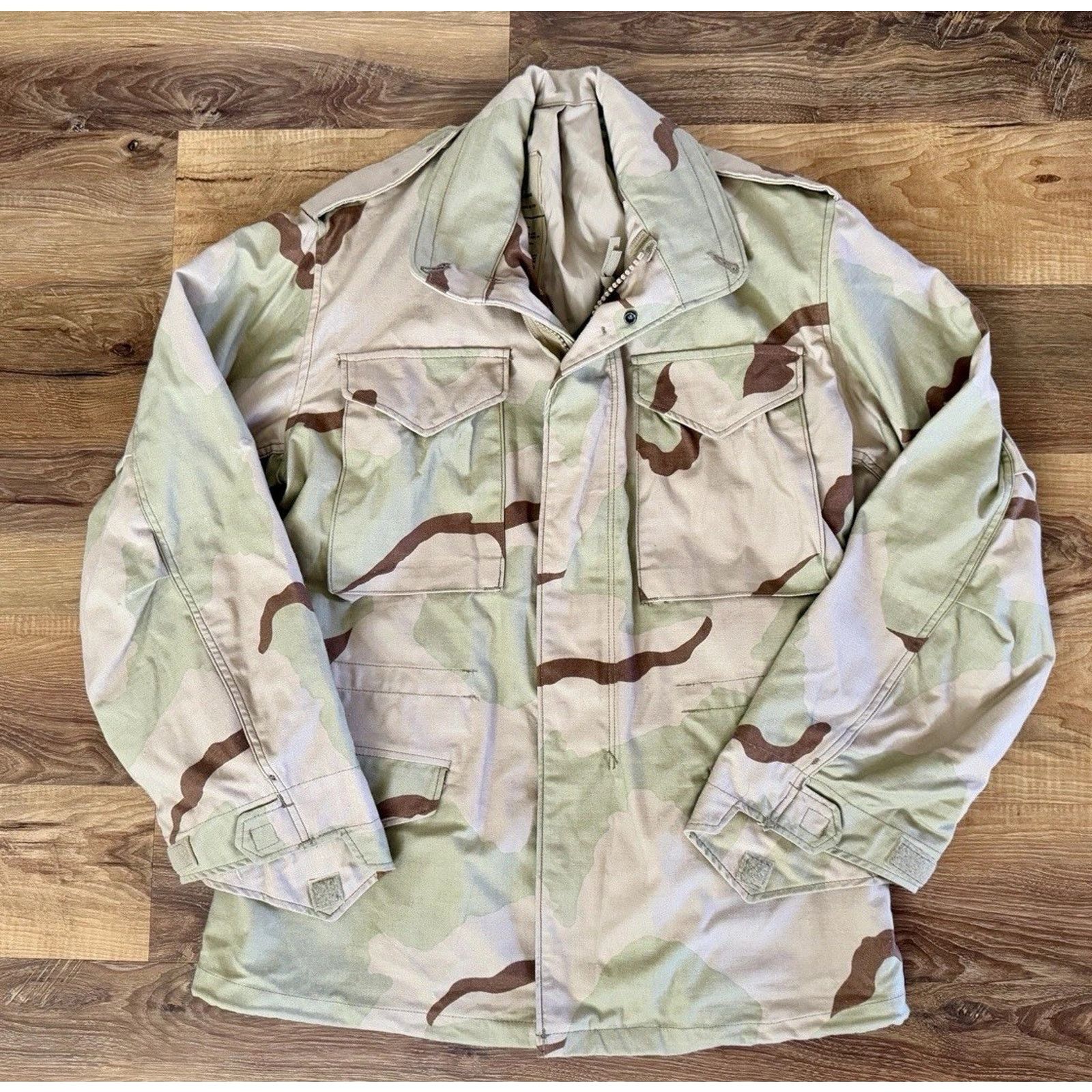 Other US ARMY Centre Desert Camo Cold Weather Field Coat/Jacket Size US S / EU 44-46 / 1 - 1 Thumbnail