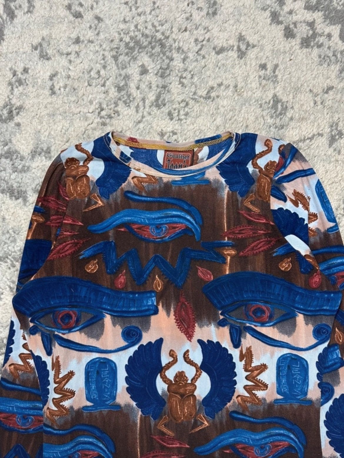 Jean Paul Gaultier SS1997 Horus Scarab Long-sleeve by Jean Paul Gaultier Size S / US 4 / IT 40 - 3 Thumbnail
