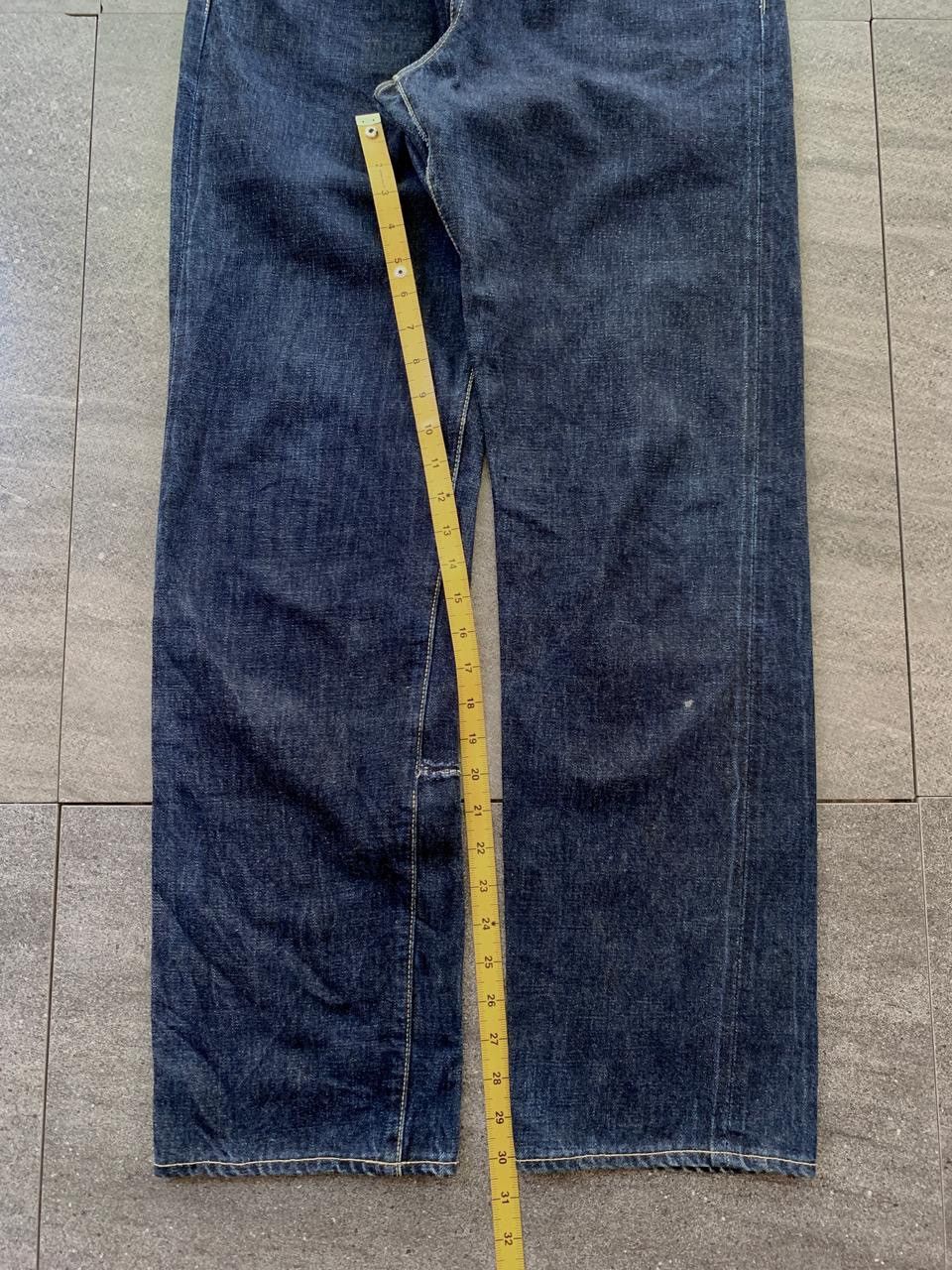 Kapital FREE TAX! Indigo Raw Denim Jeans Size US 34 / EU 50 - 16 Thumbnail