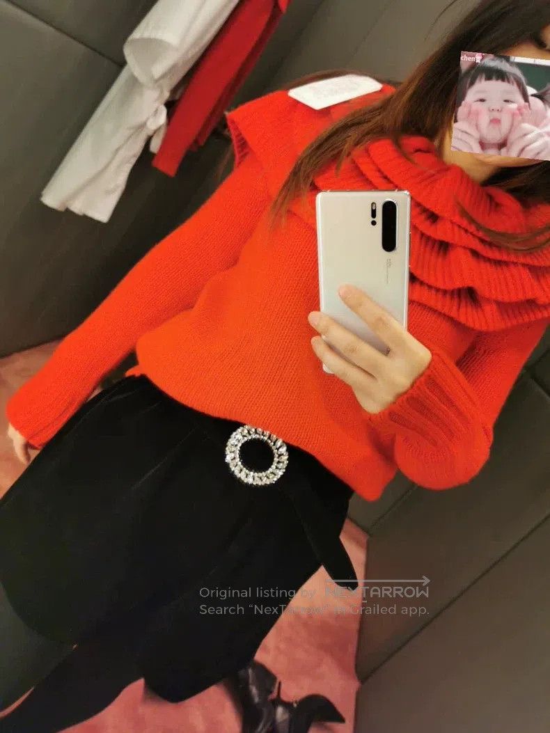 Valentino Valentino Petal collar sweater Size S / US 4 / IT 40 - 2 Thumbnail