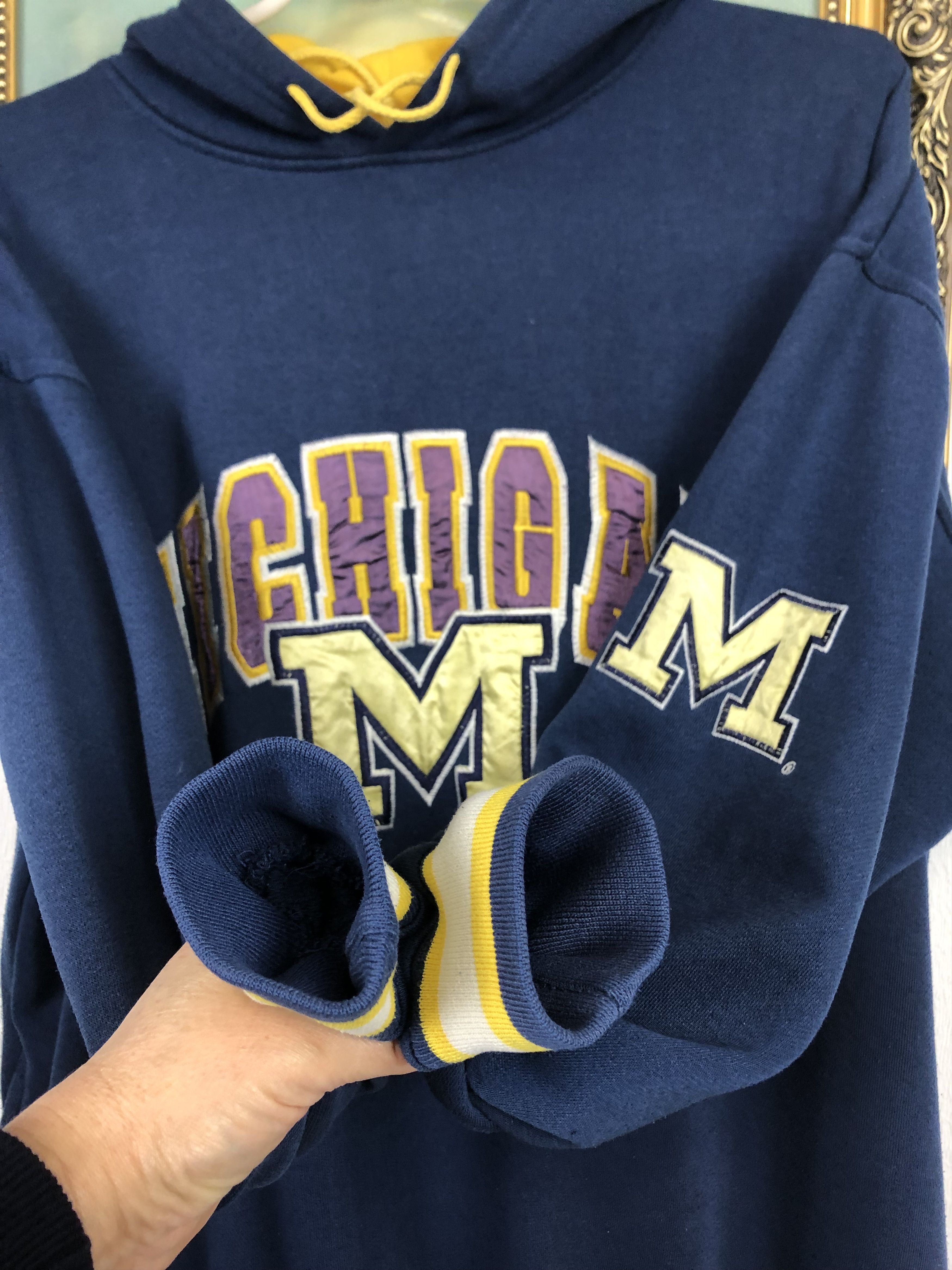 Starter Vintage University Michigan Wolverines Starter Hoodie Rare Size US M / EU 48-50 / 2 - 7 Thumbnail
