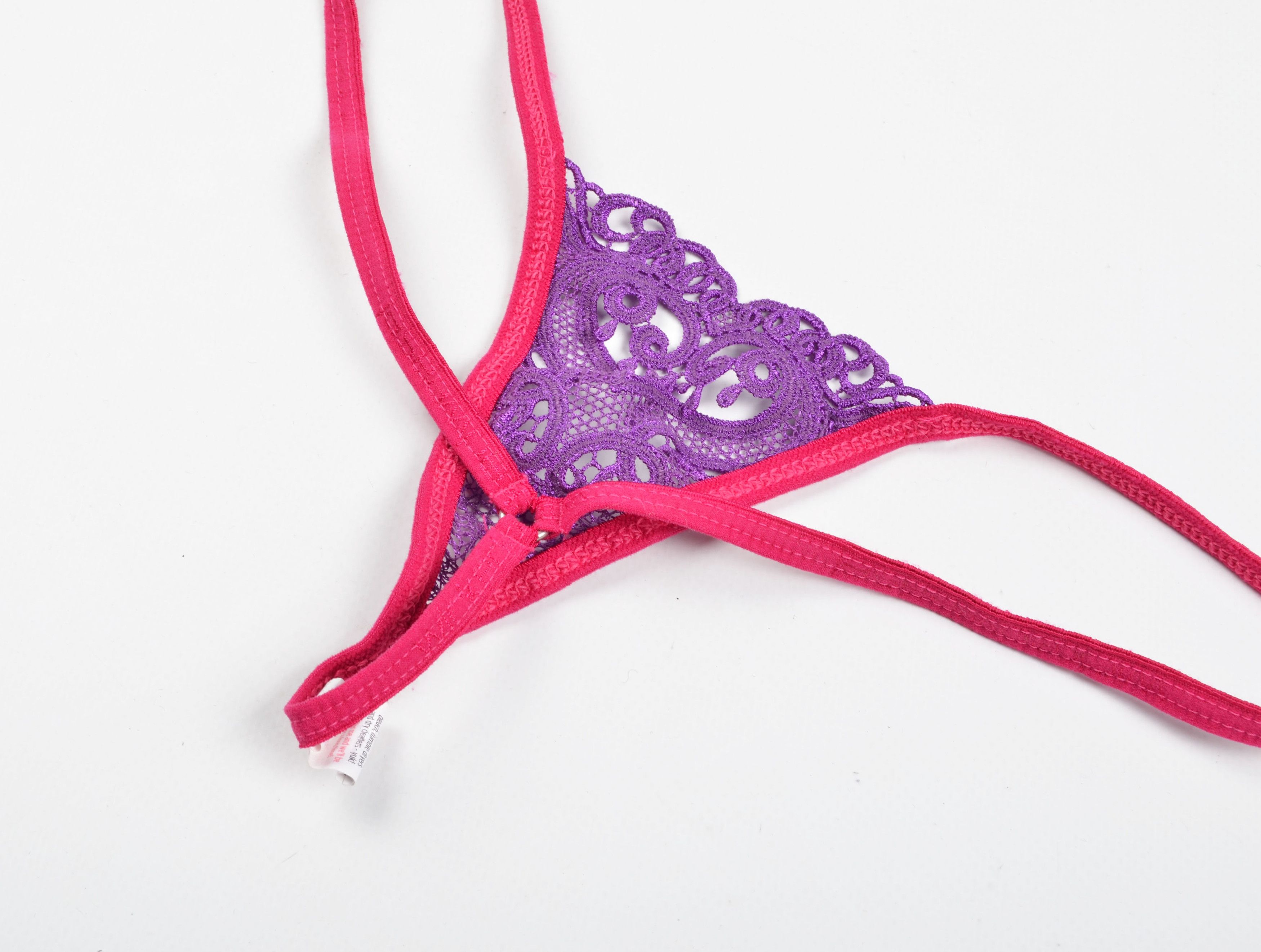 Other Wicked Weasel Micro Lace String Thong Size ONE SIZE - 3 Thumbnail