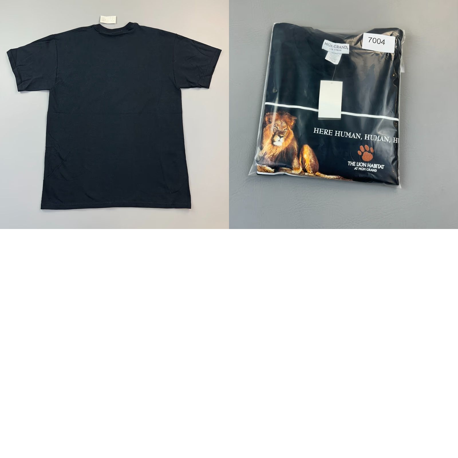 Vintage VINTAGE MGM GRAND Las Vegas Shirt Mens Large Black Lion Habitat Deadstock Y2K Size US L / EU 52-54 / 3 - 8 Thumbnail