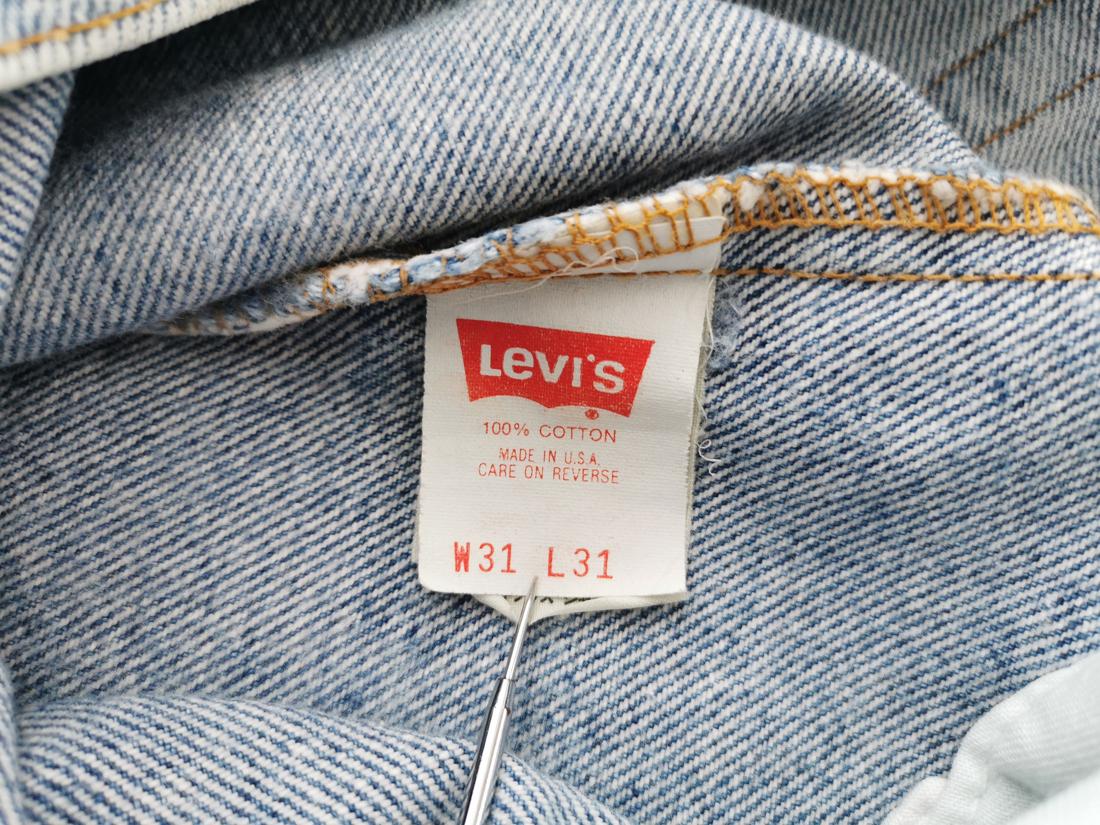 Levi's Vintage 90s Levis Lot 610 Denim Jeans Made In USA Size 30 Size US 30 / EU 46 - 9 Thumbnail