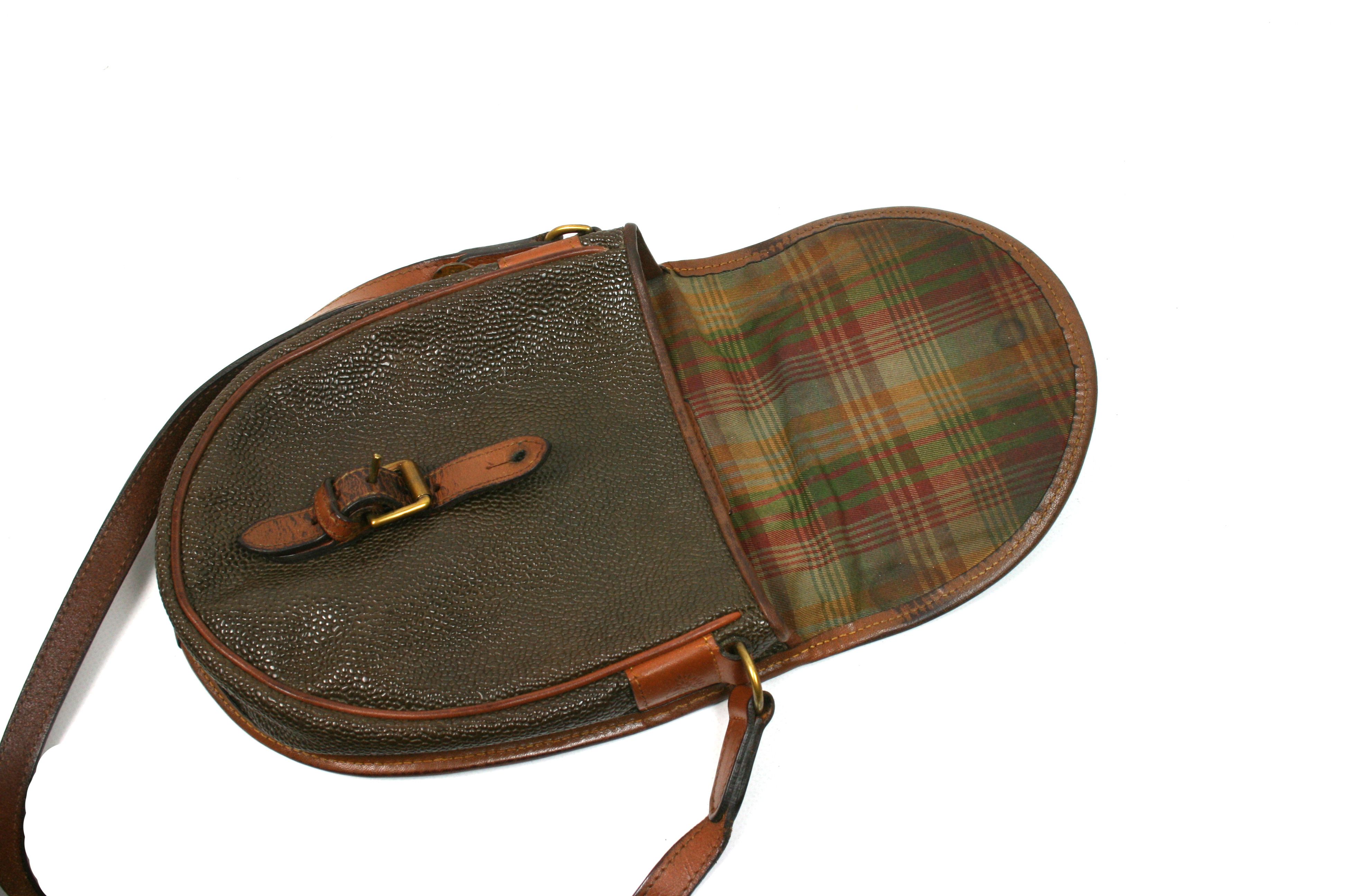 Mulberry 90S Leather Crossbody Mini Saddle Oval Bag Vintage Size ONE SIZE - 8 Thumbnail